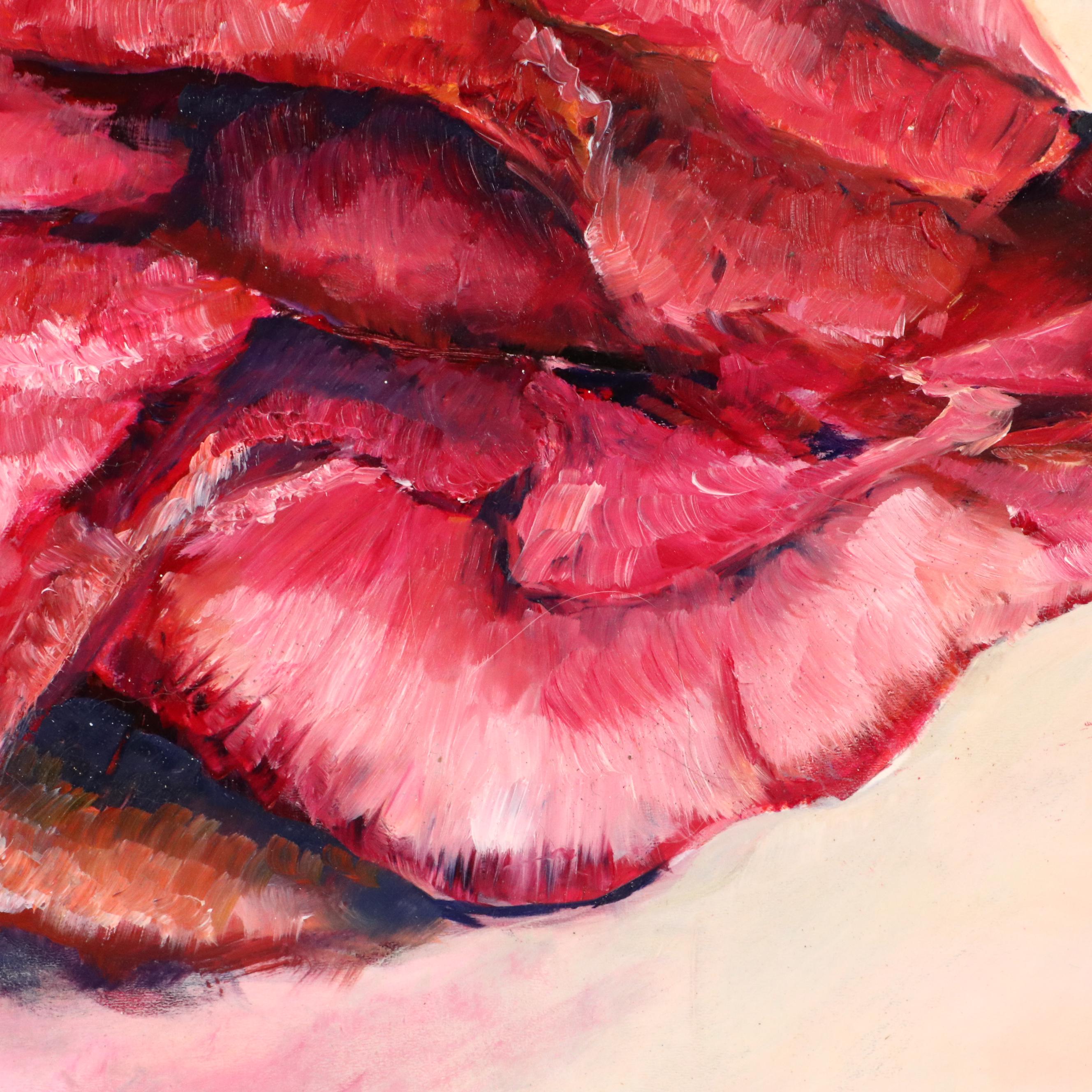 James Conroy Oil Painting of Abstracted Form