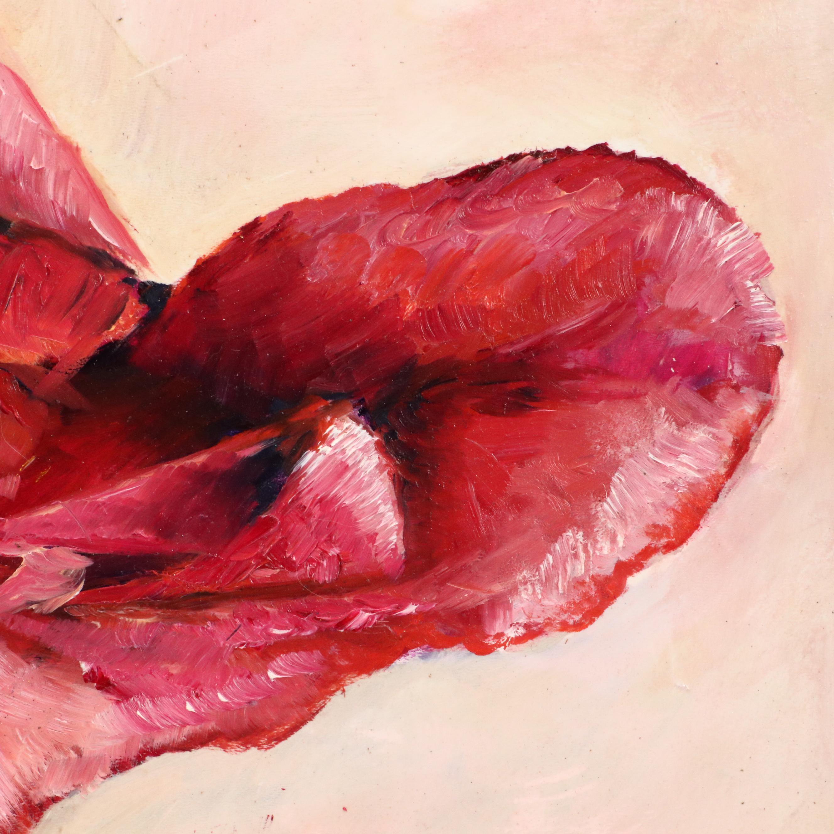 James Conroy Oil Painting of Abstracted Form