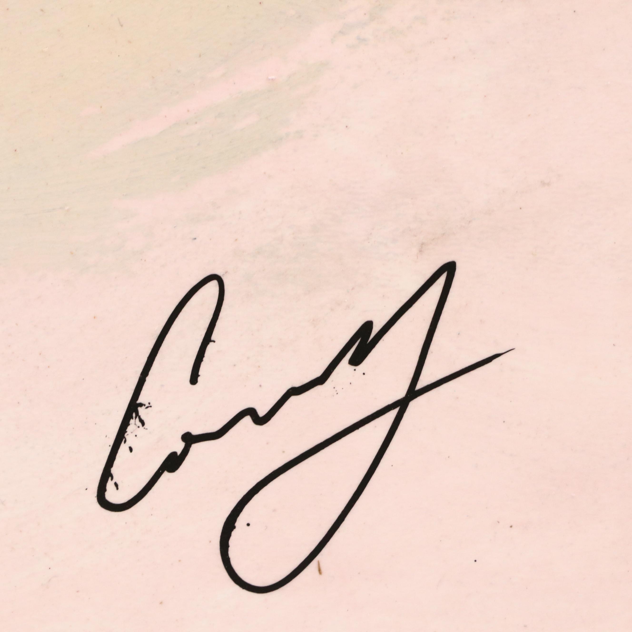 James Conroy Oil Painting of Abstracted Form