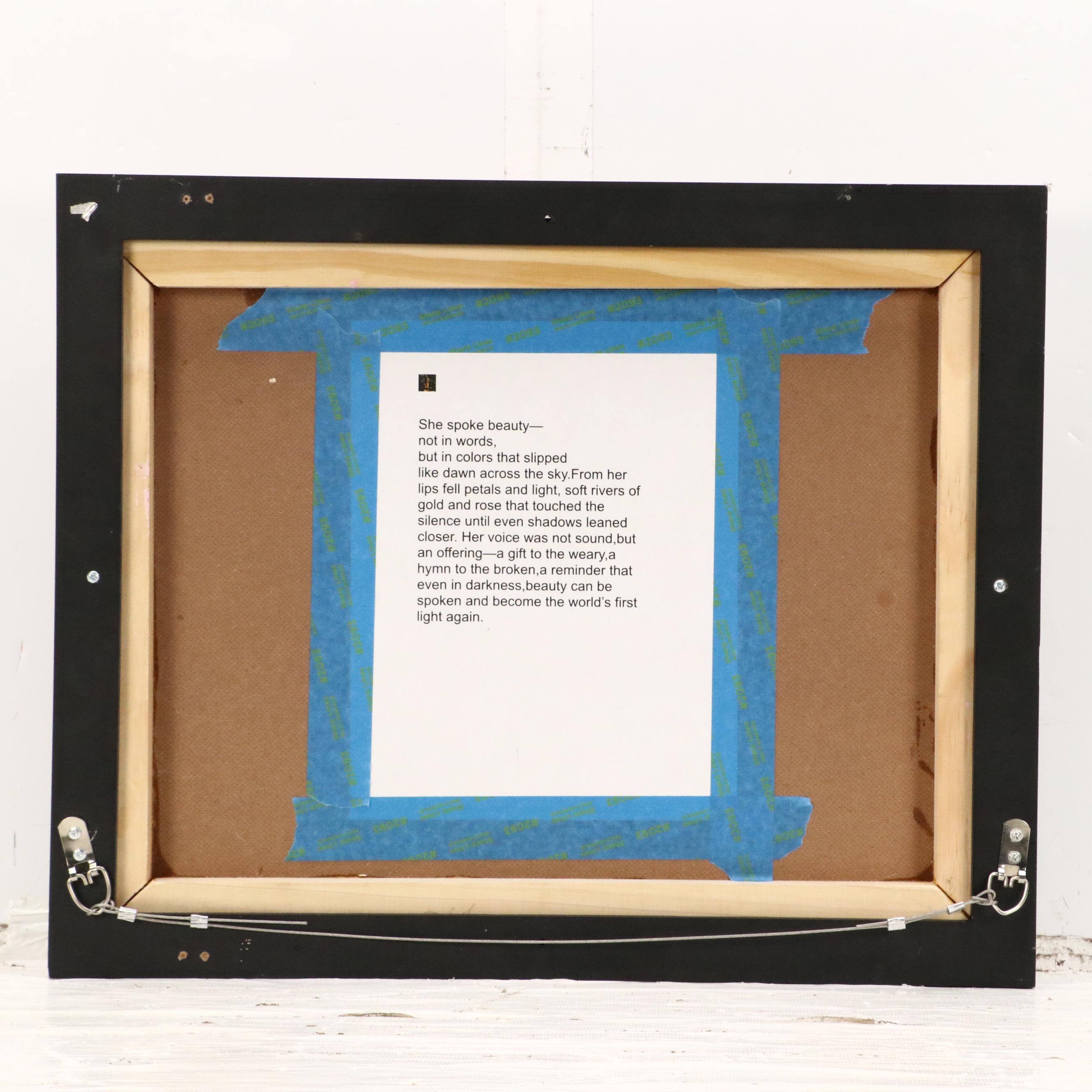 James Conroy Oil Painting of Abstracted Form