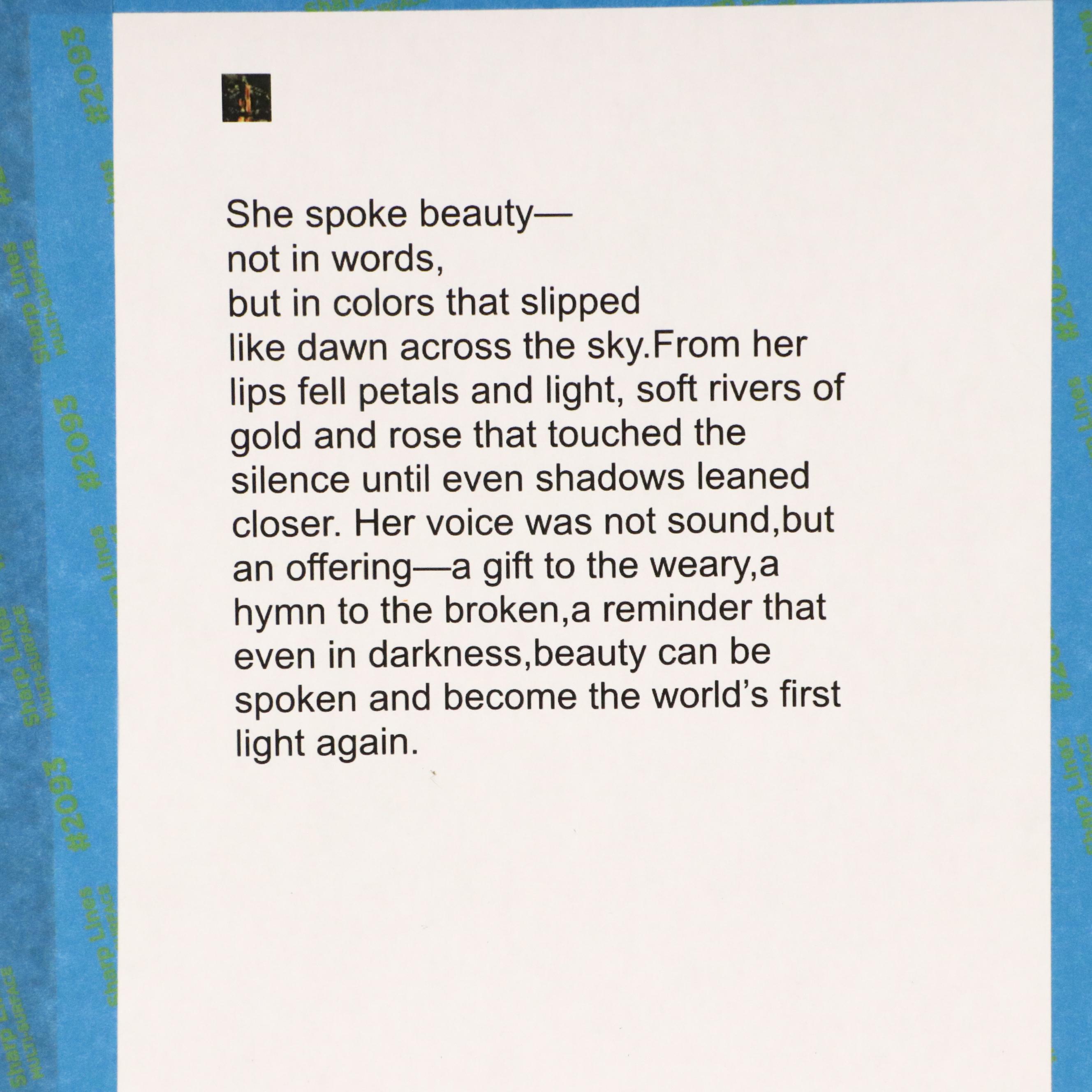 James Conroy Oil Painting of Abstracted Form