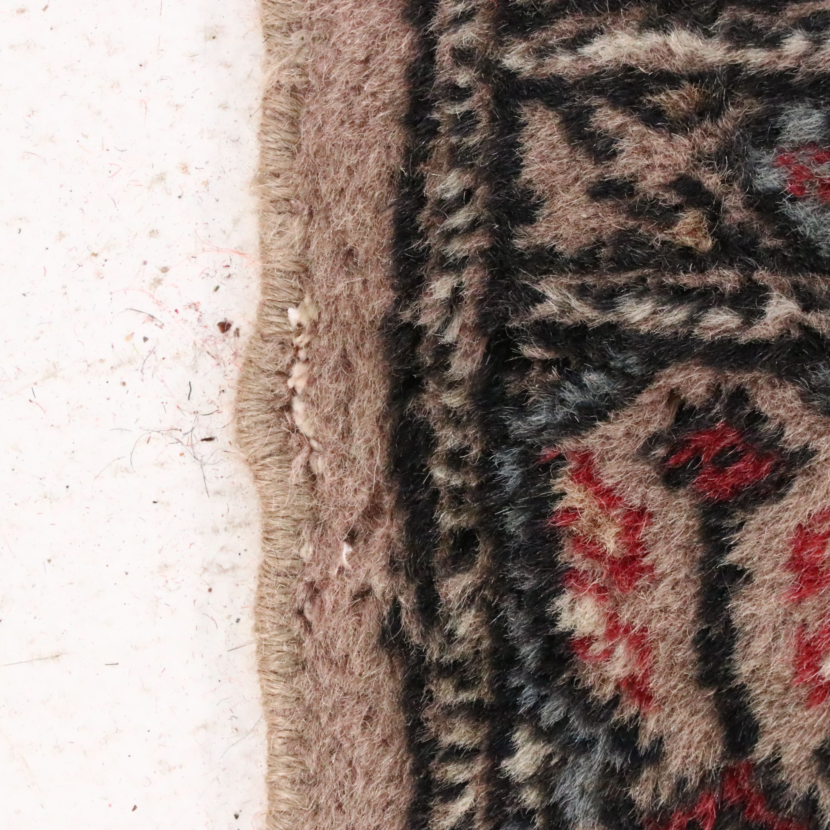 6'2 x 9'6 Hand-Knotted Pakistani Bokhara Area Rug