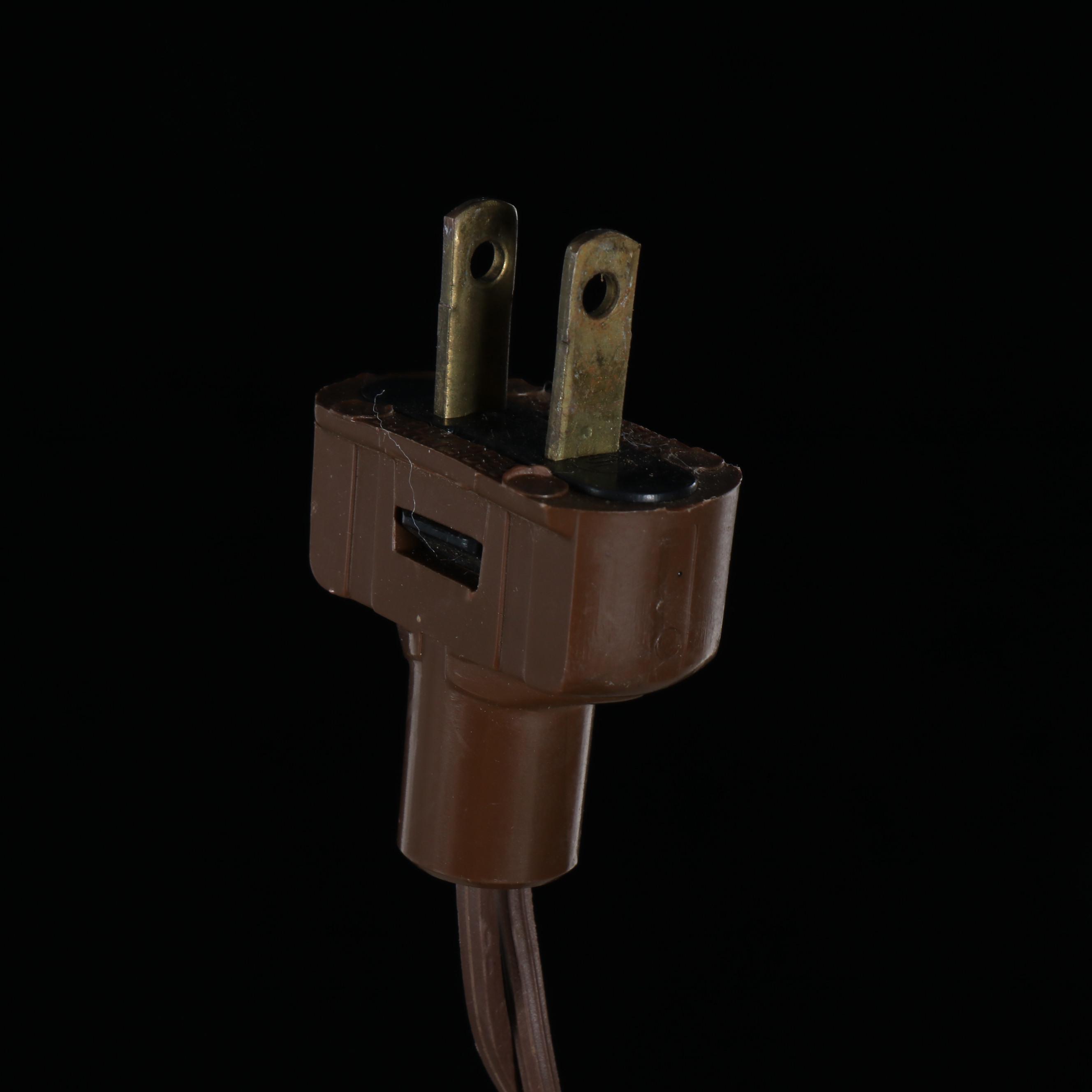 Victorian Brass and Marble Banquet Oil Lamp, Adapted Mid-20th Century