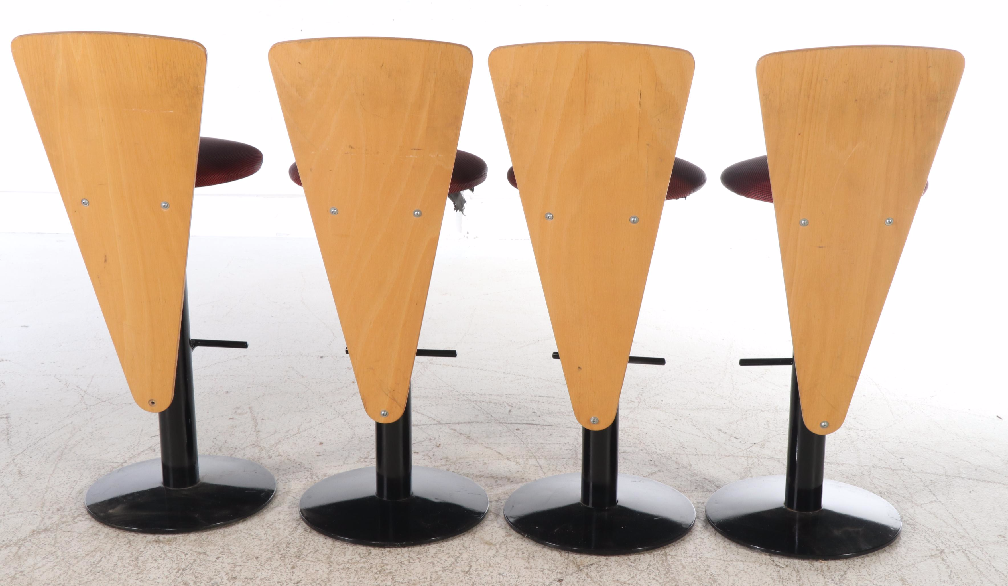 Set of Four Allermuir Modern Barstools