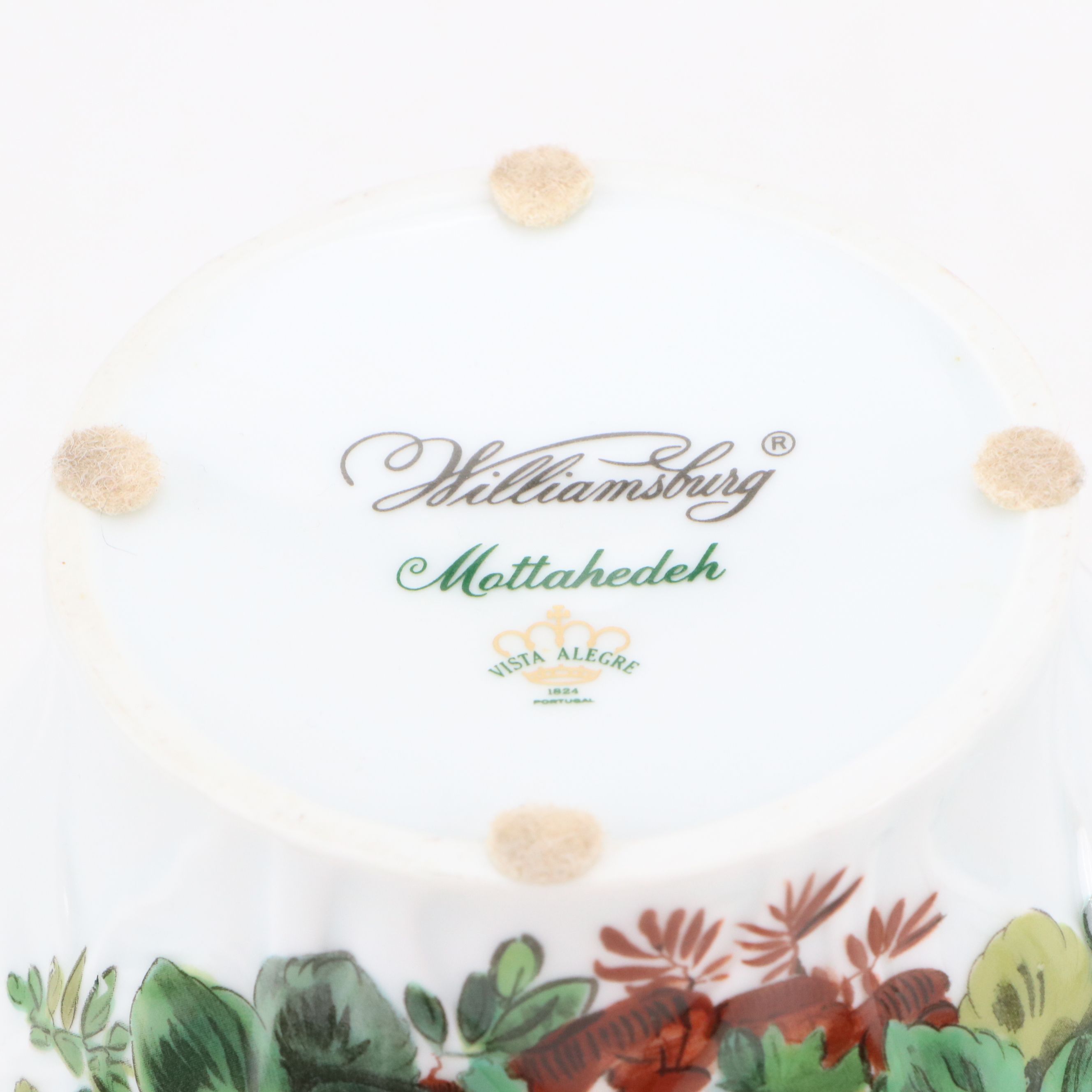 Pair of Mottahedeh "Chelsea Birds" Porcelain Pitchers