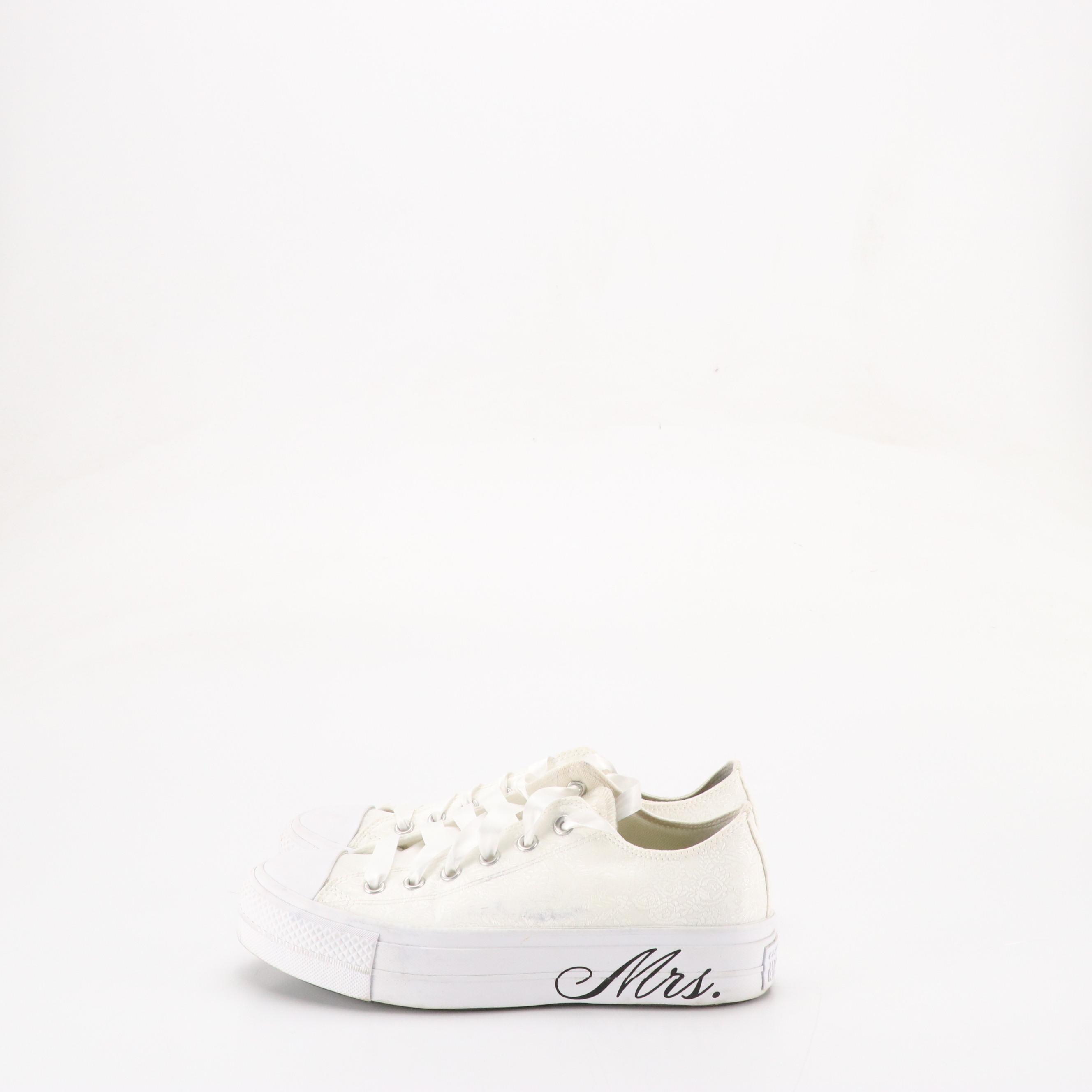 Converse All Star Just Married Platform Wedding Sneakers