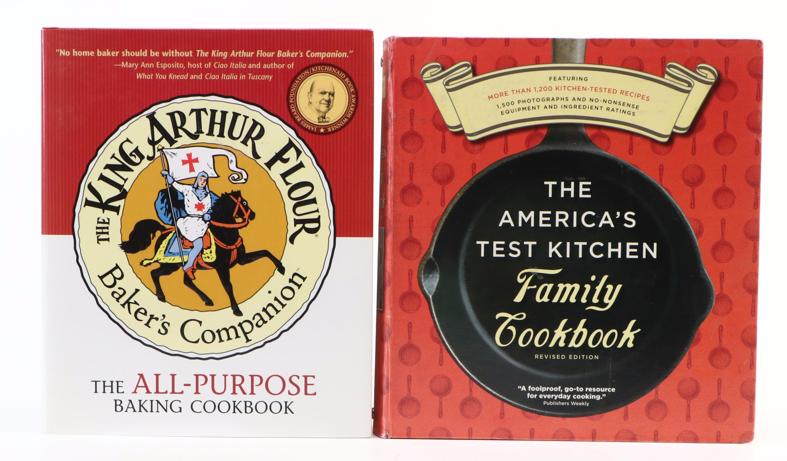 "The King Arthur Flour Baker's Companion" and "America's Test Kitchen" Cookbooks