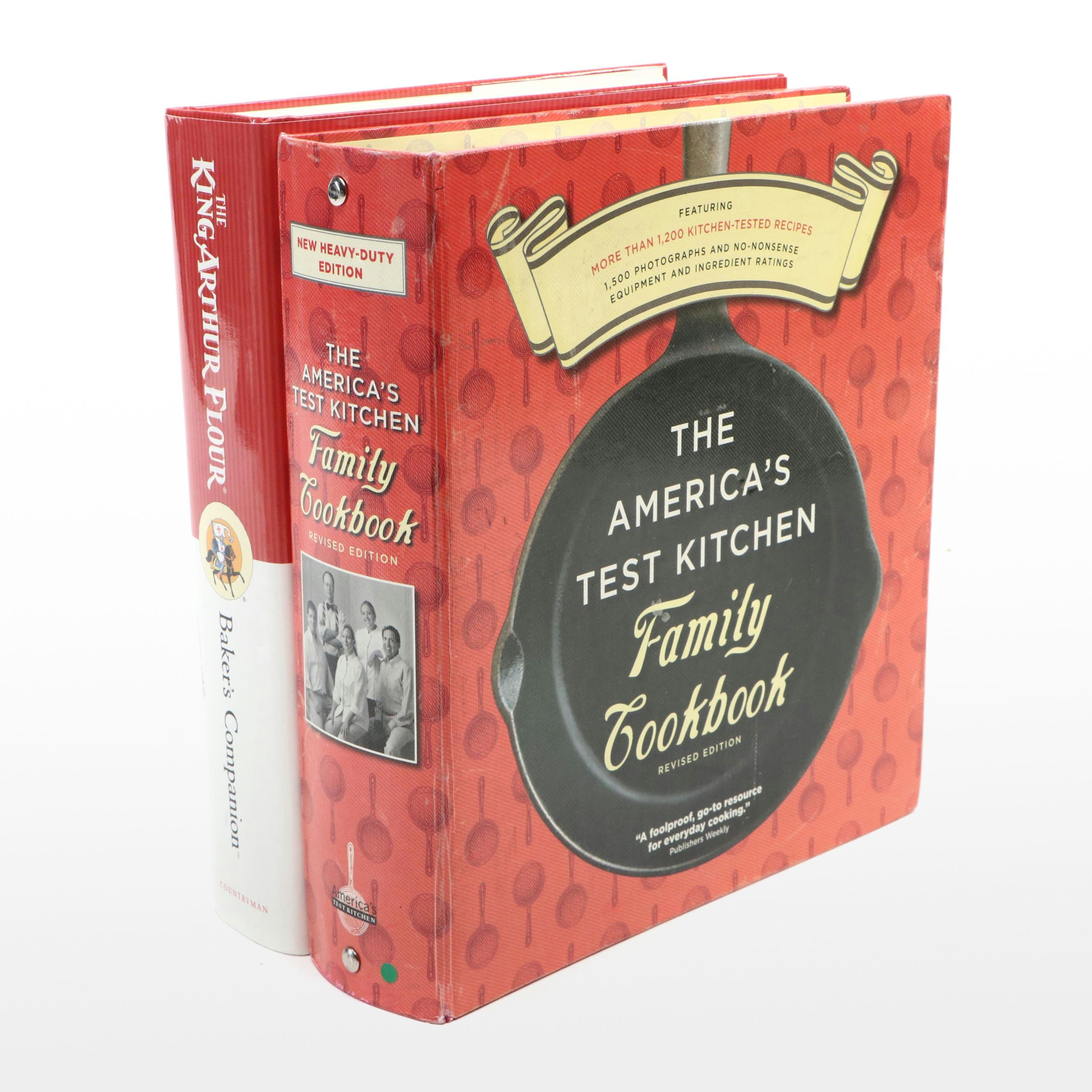 "The King Arthur Flour Baker's Companion" and "America's Test Kitchen" Cookbooks