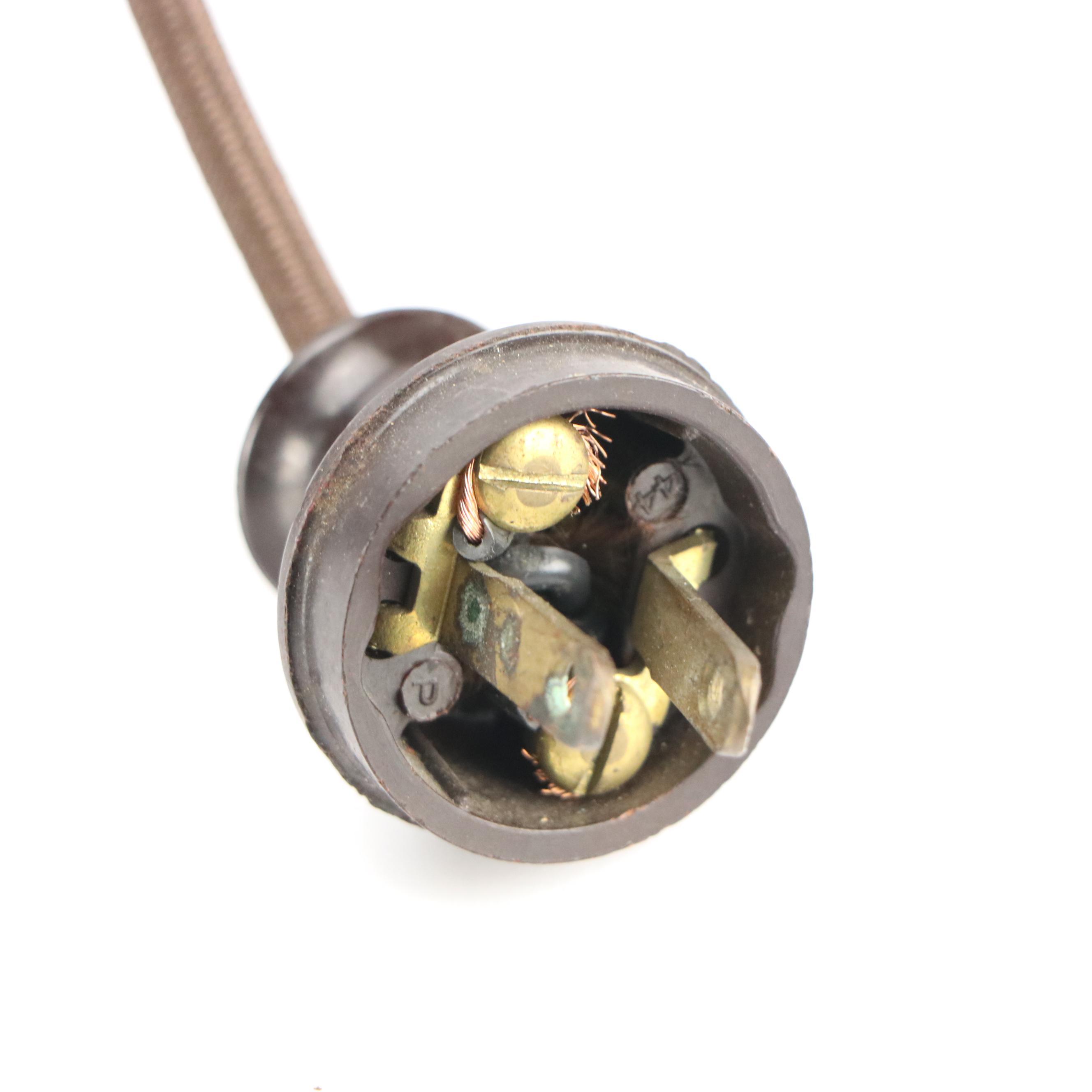 Arts and Crafts Style Patinated Metal "Lily Pad" Desk Lamp, Circa 1910–1920