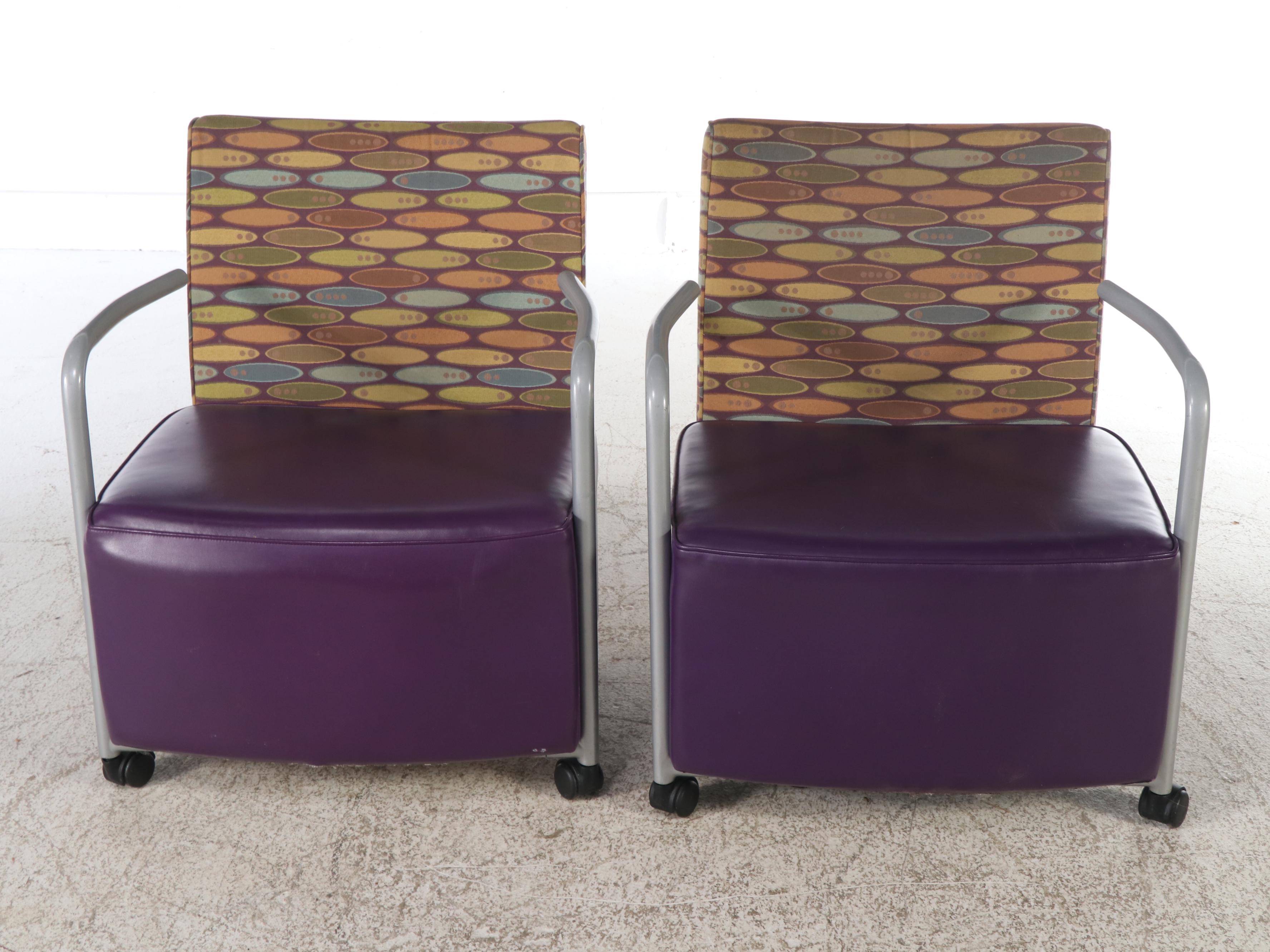 Pair of Herman Miller "Celeste" Armchairs, Early 21st Century