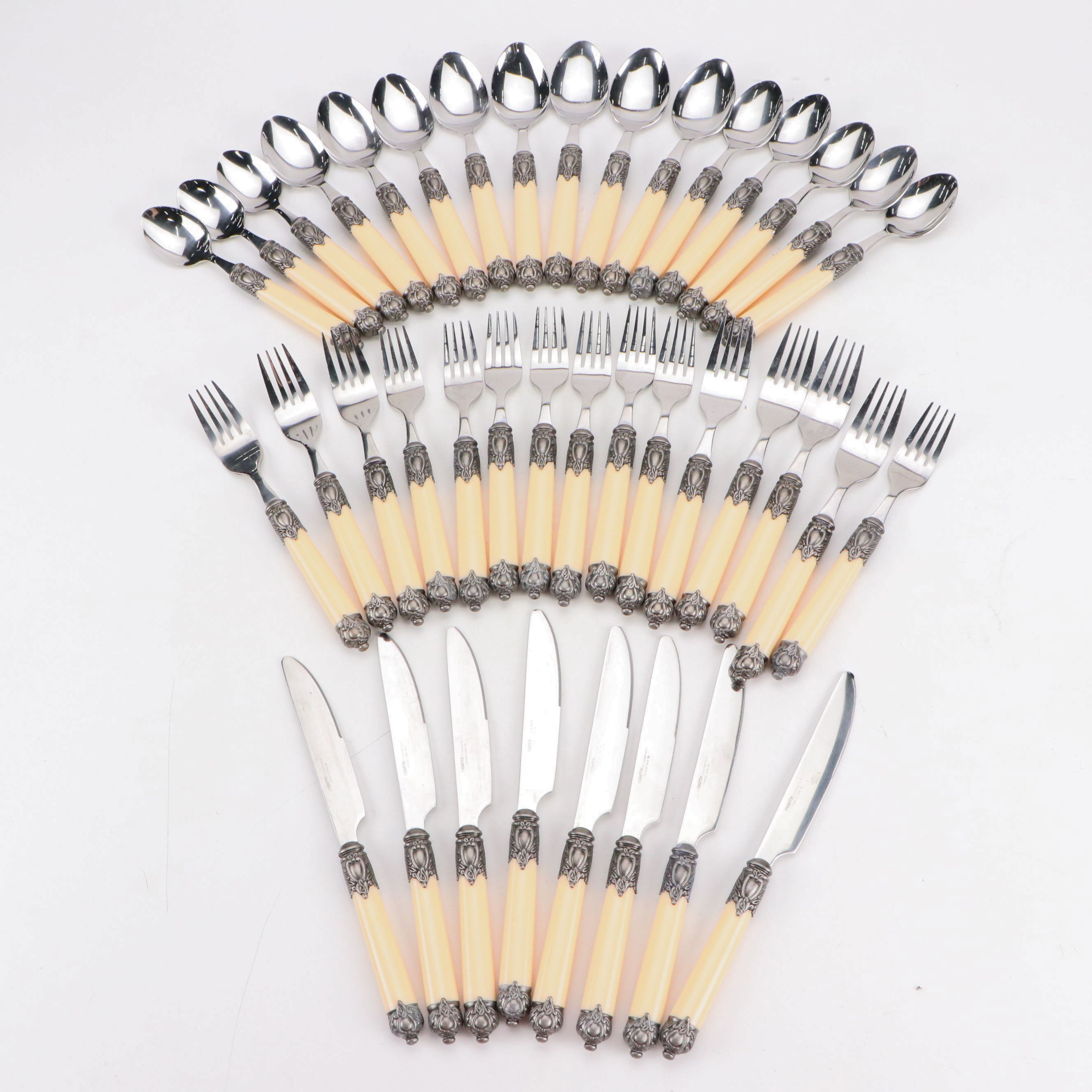 Hampton Silversmiths "San Remo-Cream" Stainless Flatware