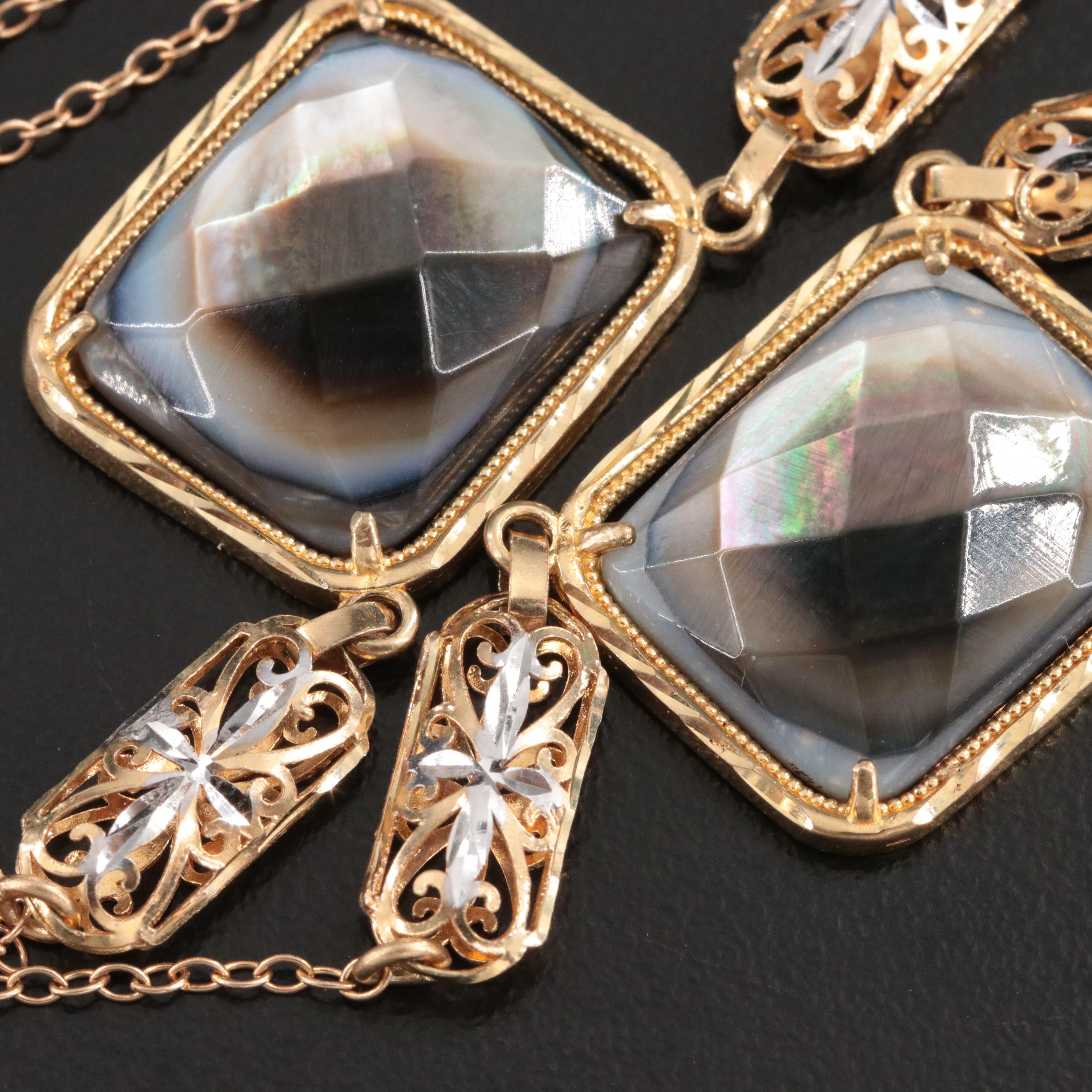 14K Mother-of-Pearl Necklace