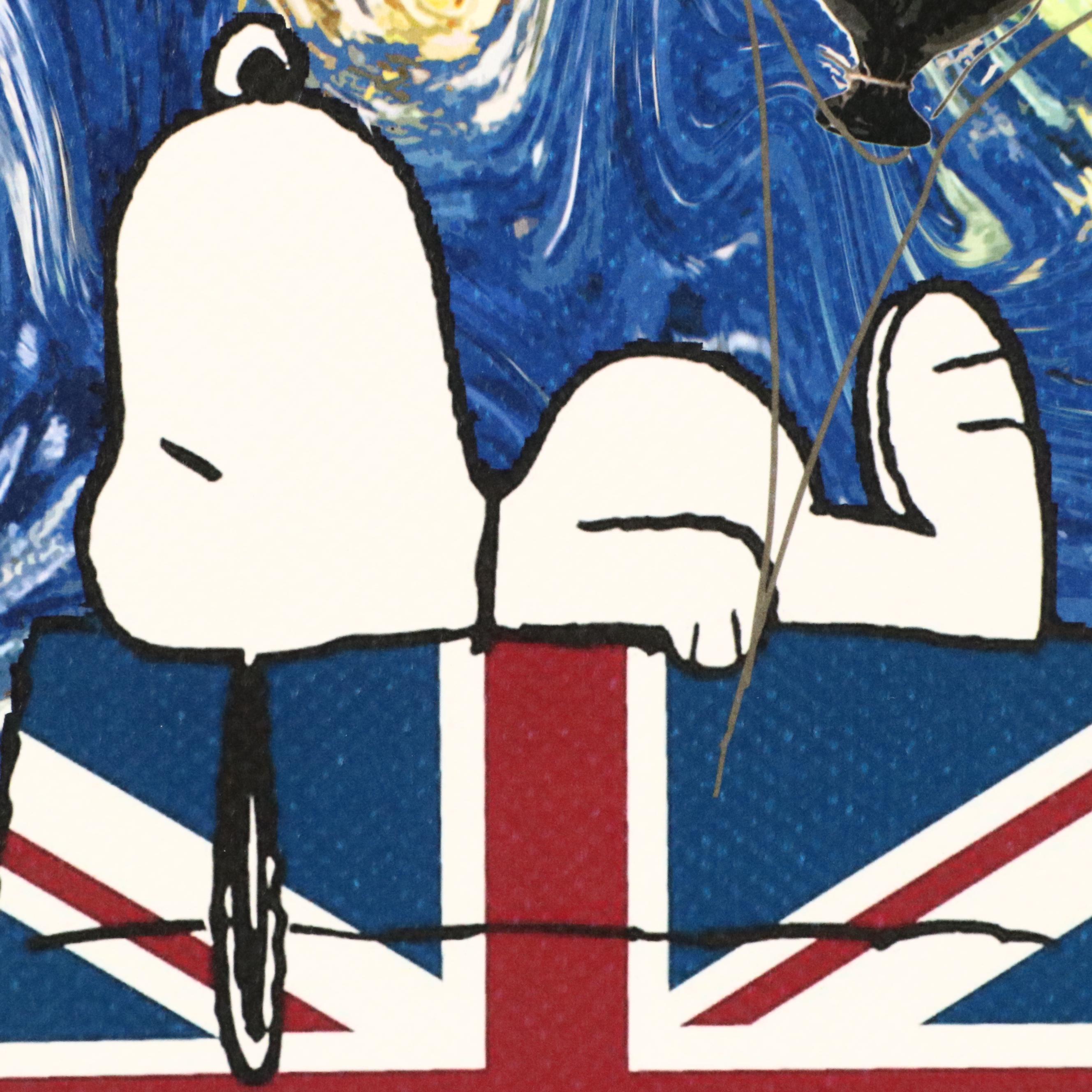 Death NYC Pop Art Graphic Print Homage Chanel x Snoopy x Van Gogh, 2023