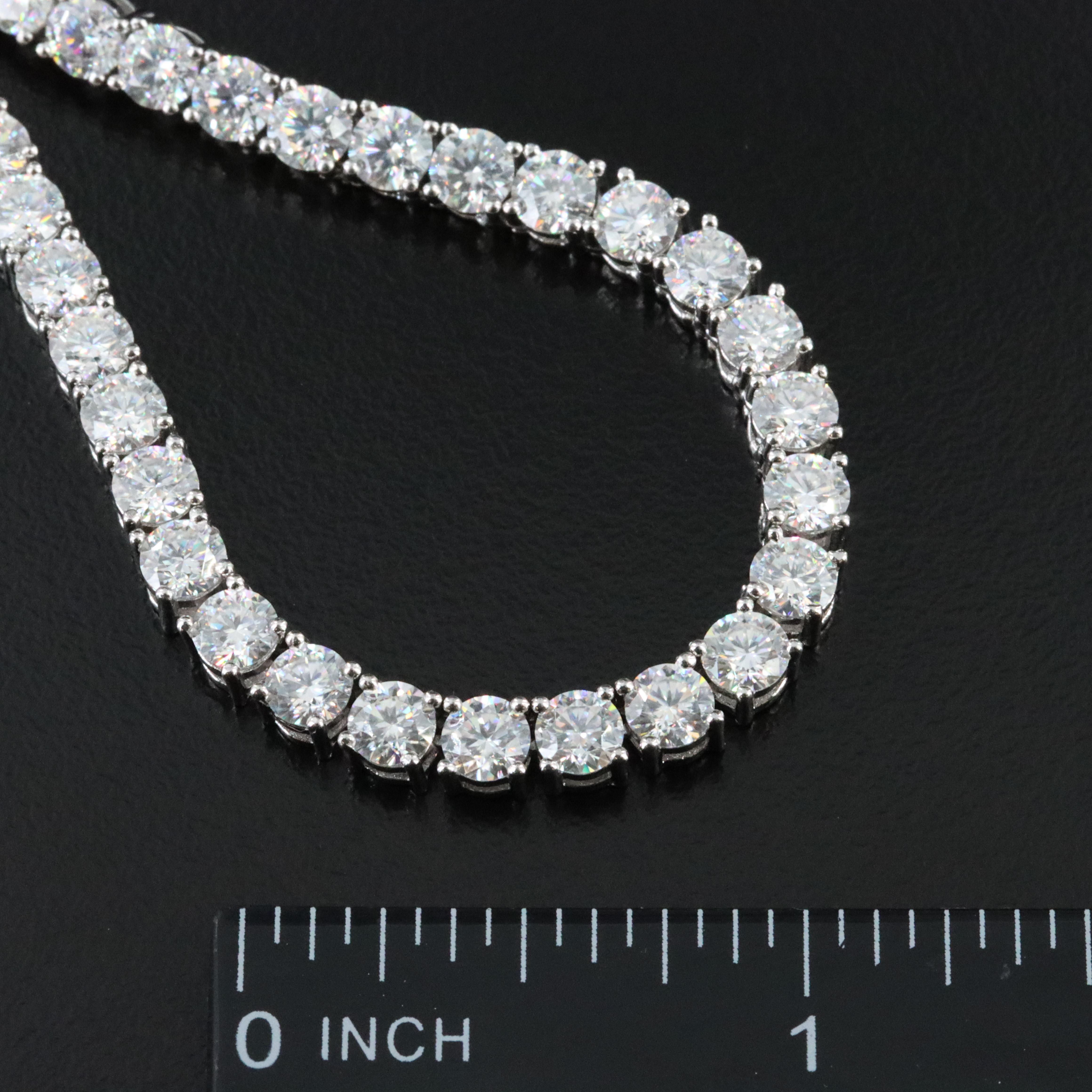 Sterling Moissanite Necklace