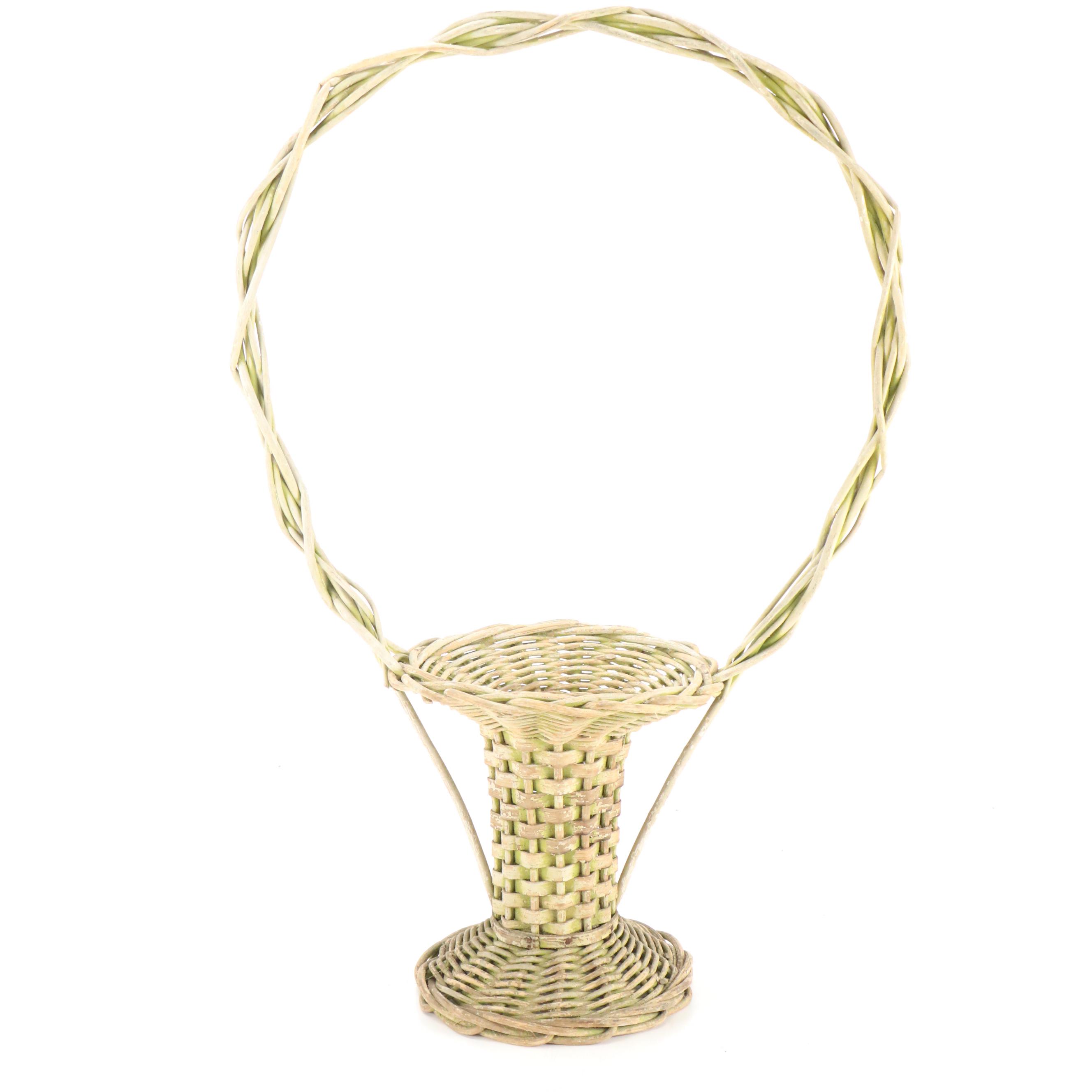 French WWI Era Metal Canteen with Native American Leather Doll and Other Décor