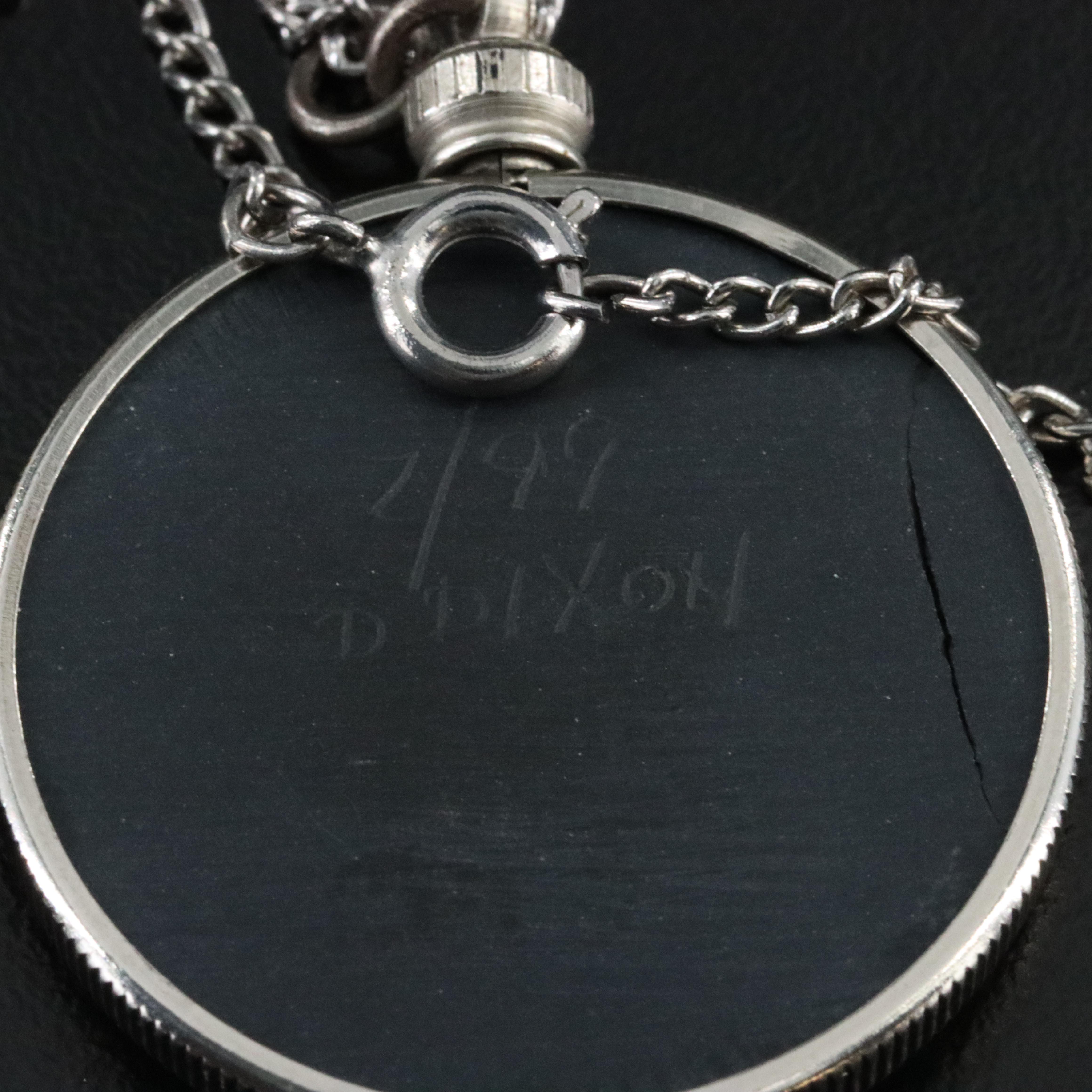 Denny Dixon Haida Carved Argillite Bear and Orca Pendant Necklace