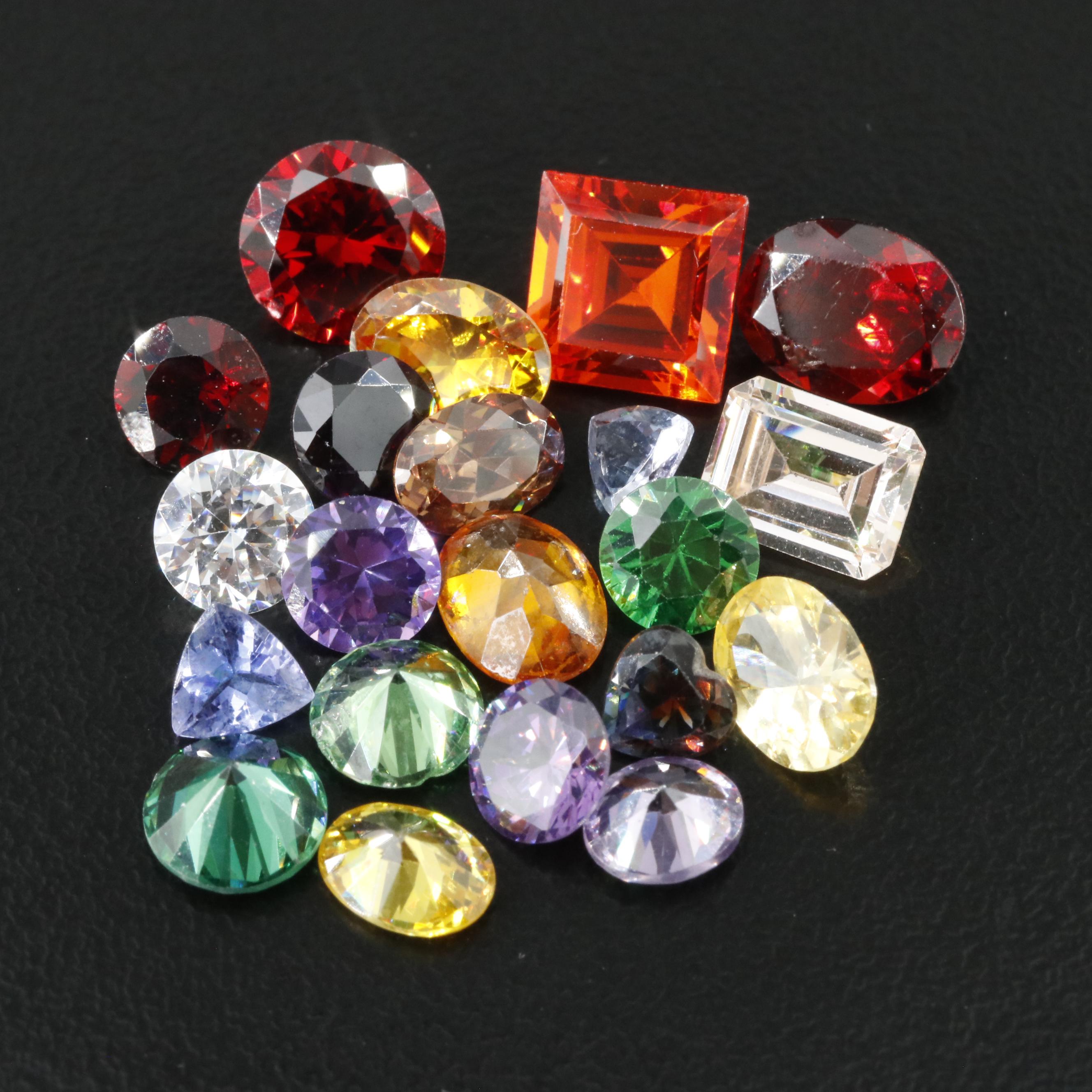 Loose 36.47 CTW CZ Assortment