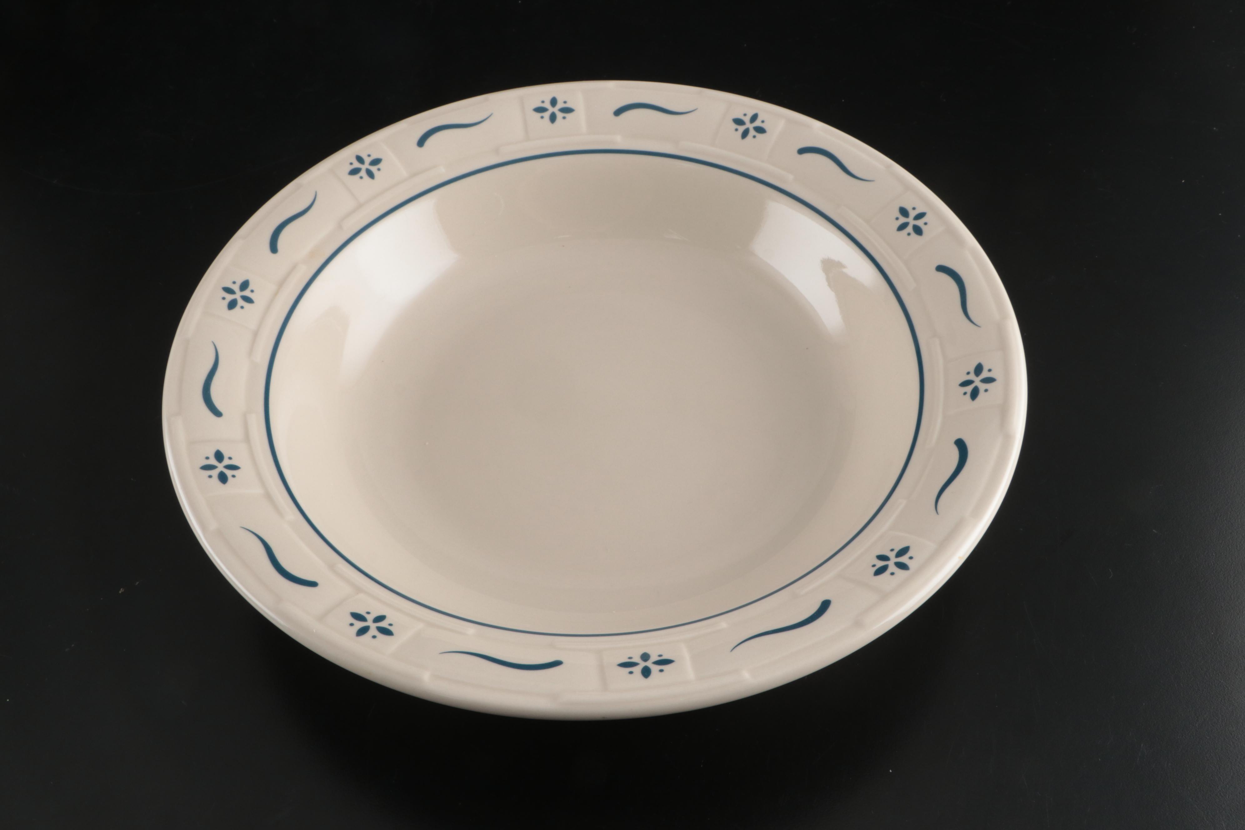 Longaberger Pottery Serving Bowls with White Ceramic Bakeware and More