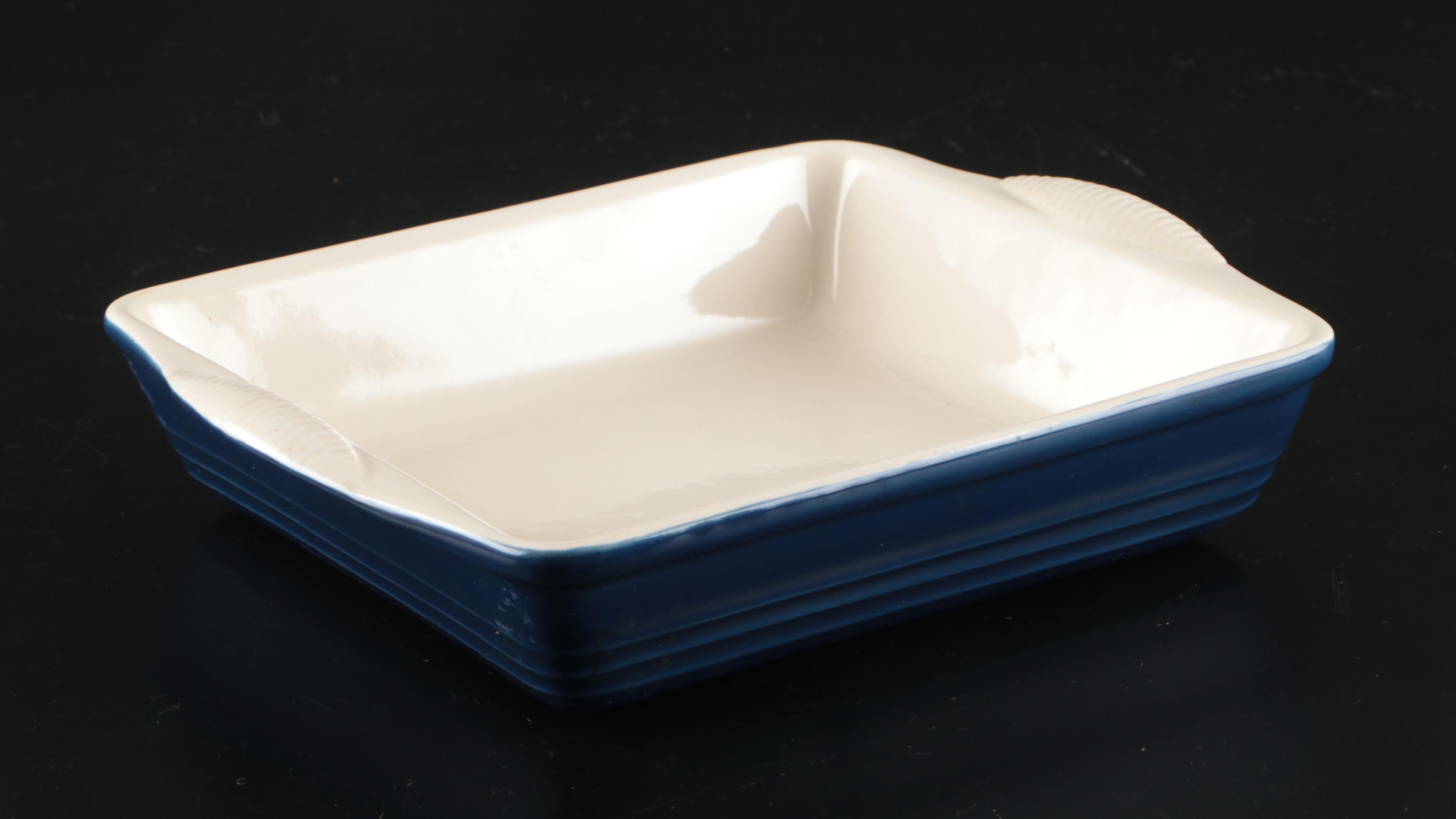 Longaberger Pottery Serving Bowls with White Ceramic Bakeware and More