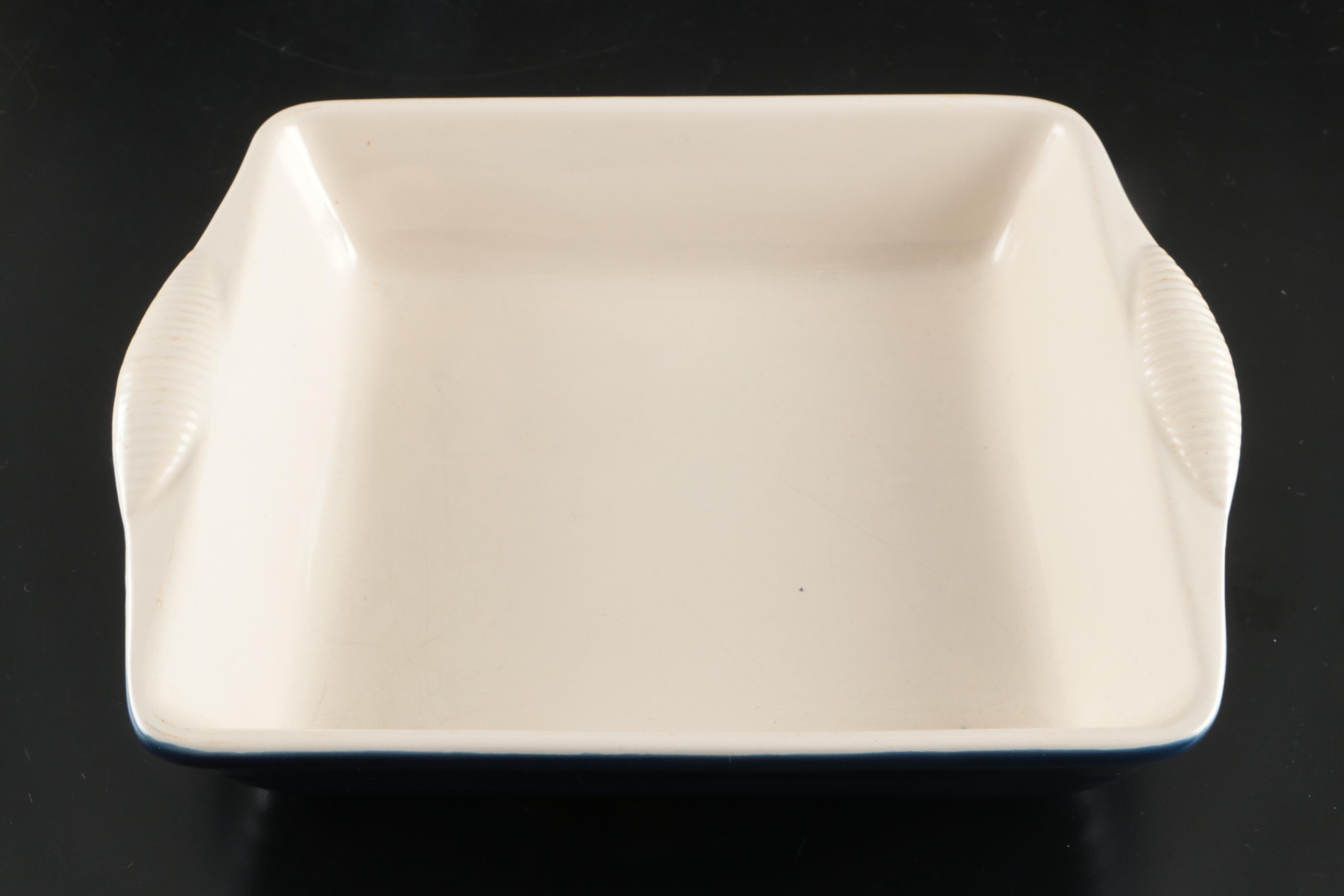 Longaberger Pottery Serving Bowls with White Ceramic Bakeware and More