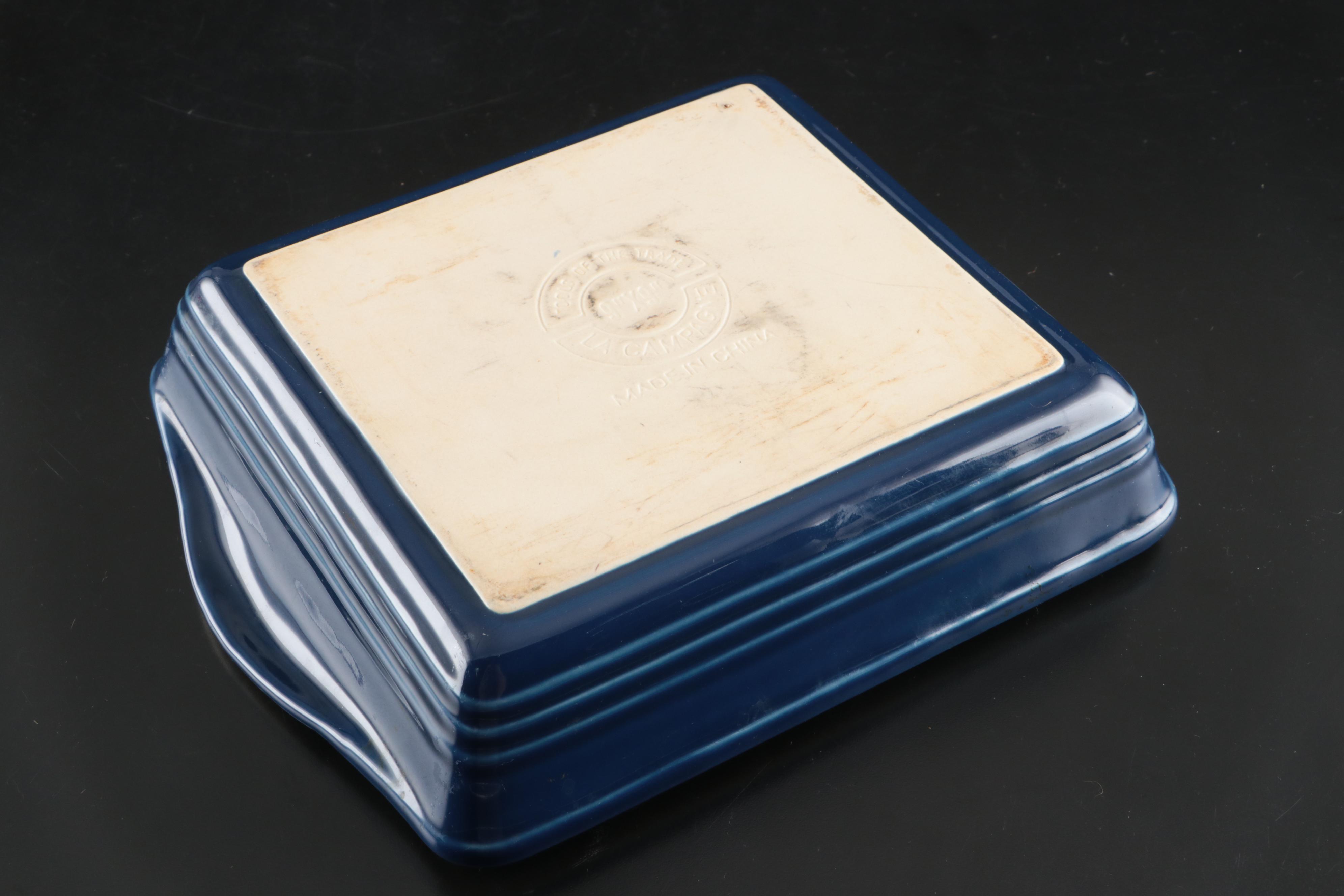 Longaberger Pottery Serving Bowls with White Ceramic Bakeware and More