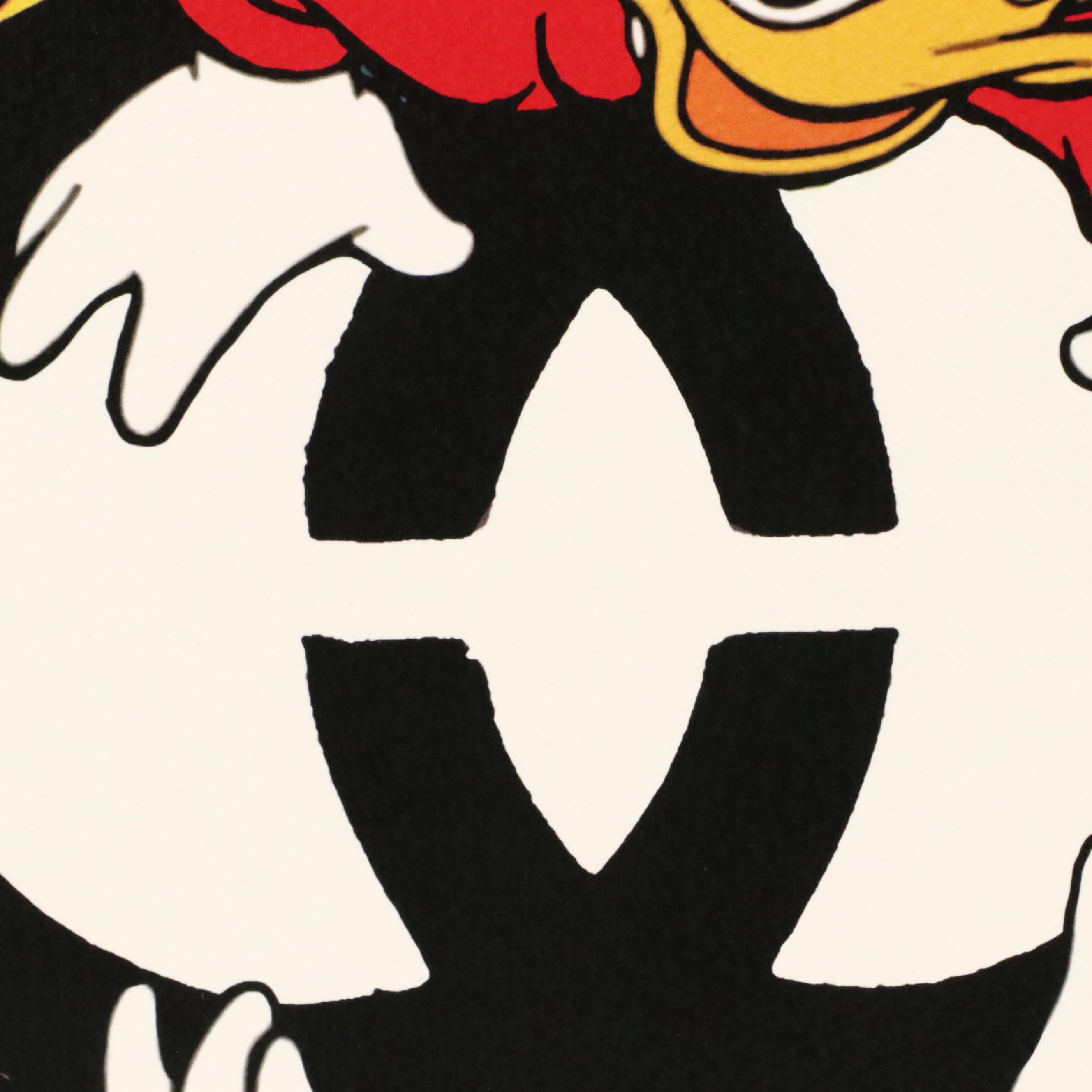 Death NYC Pop Art Graphic Print Homage Chanel x Huey, Dewey, & Louie, 2019