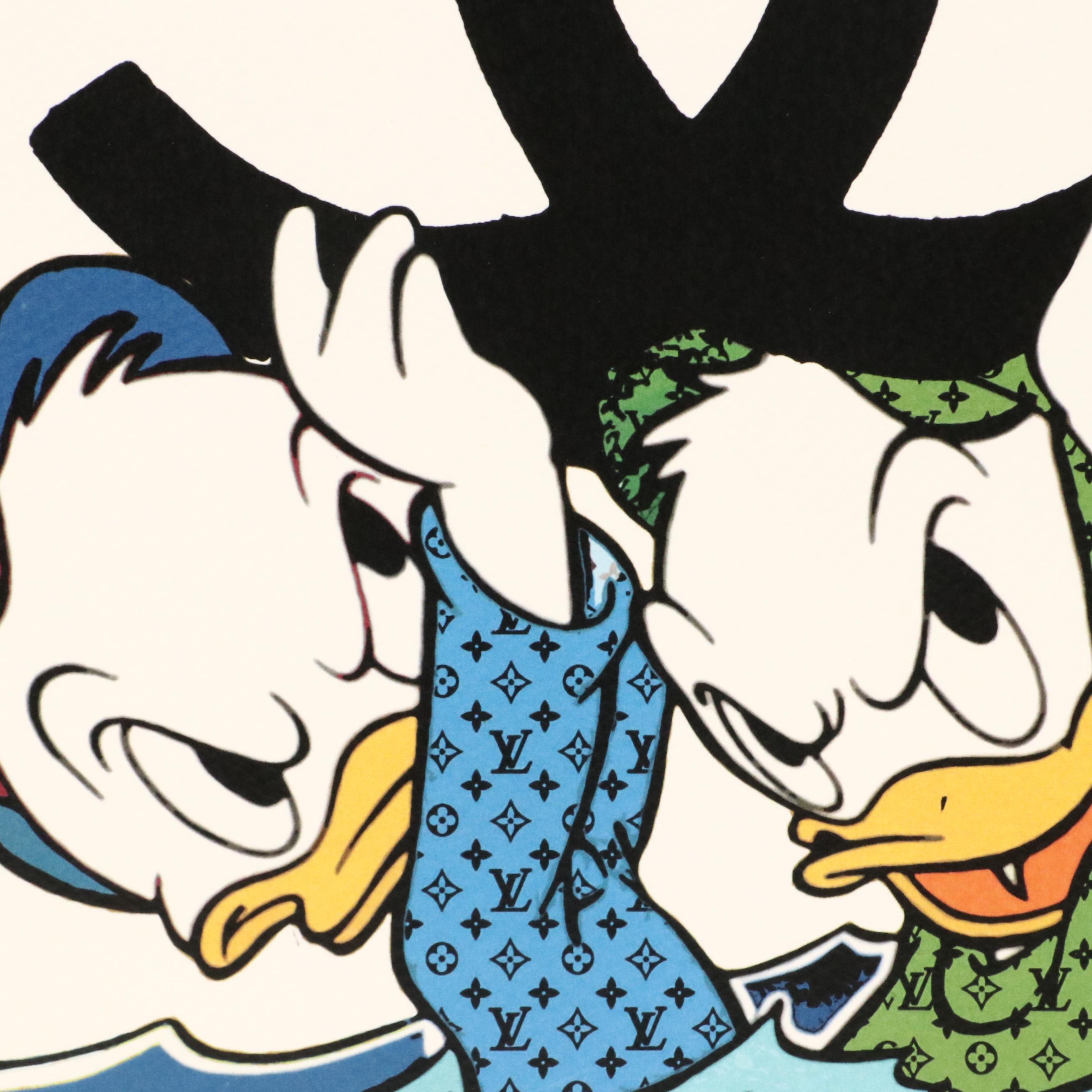 Death NYC Pop Art Graphic Print Homage Chanel x Huey, Dewey, & Louie, 2019