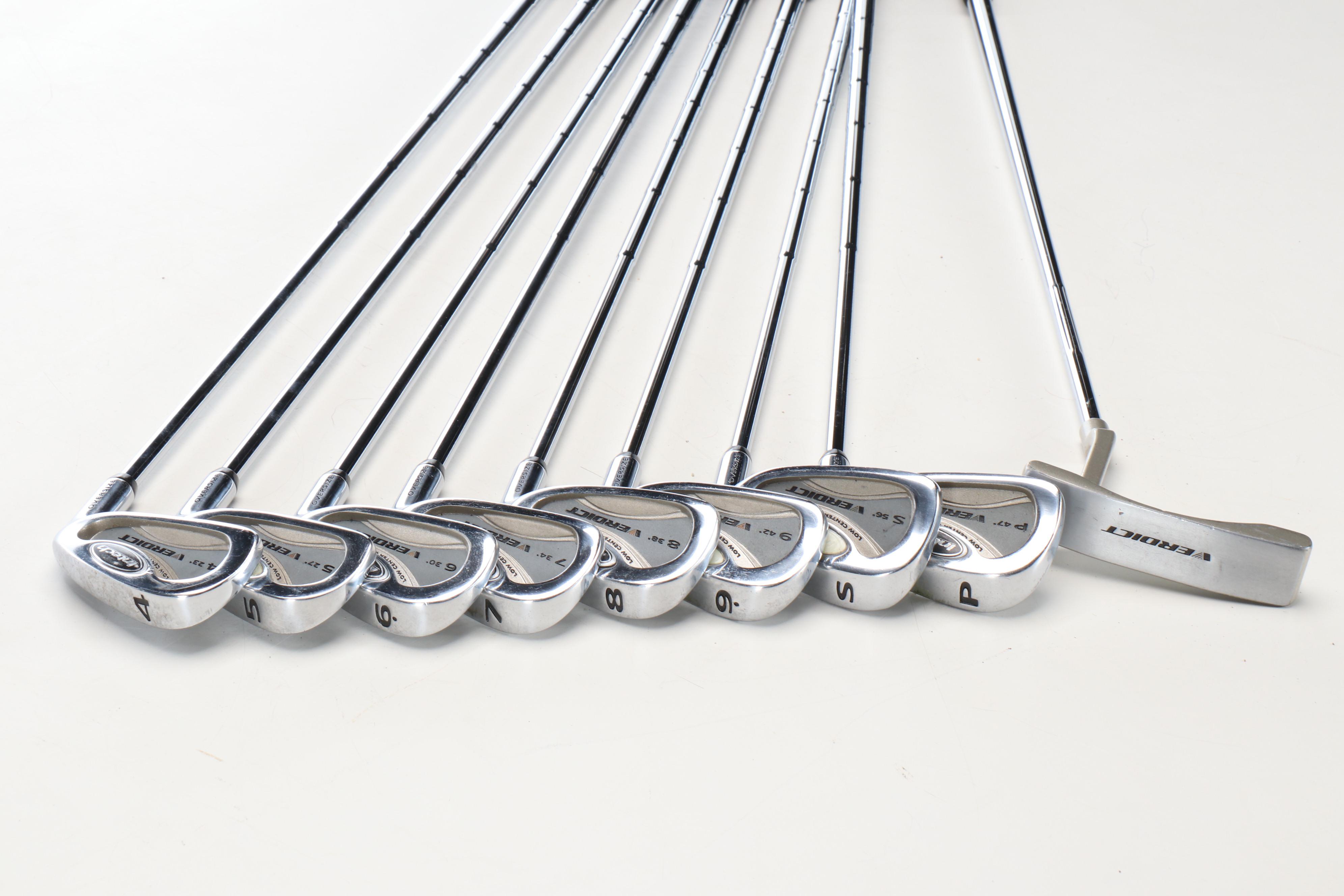 Intech Golf Clubs and Golf Bag