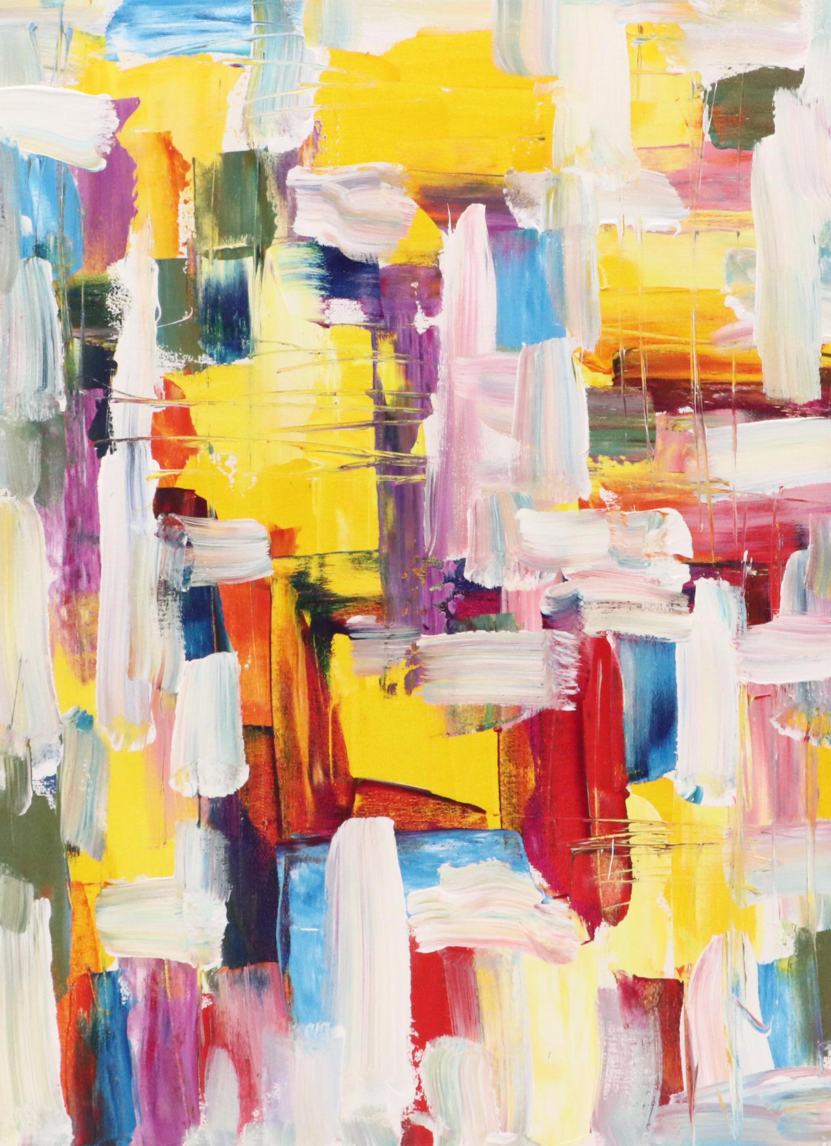 Leif Janek Abstract Acrylic Painting, 21st Century