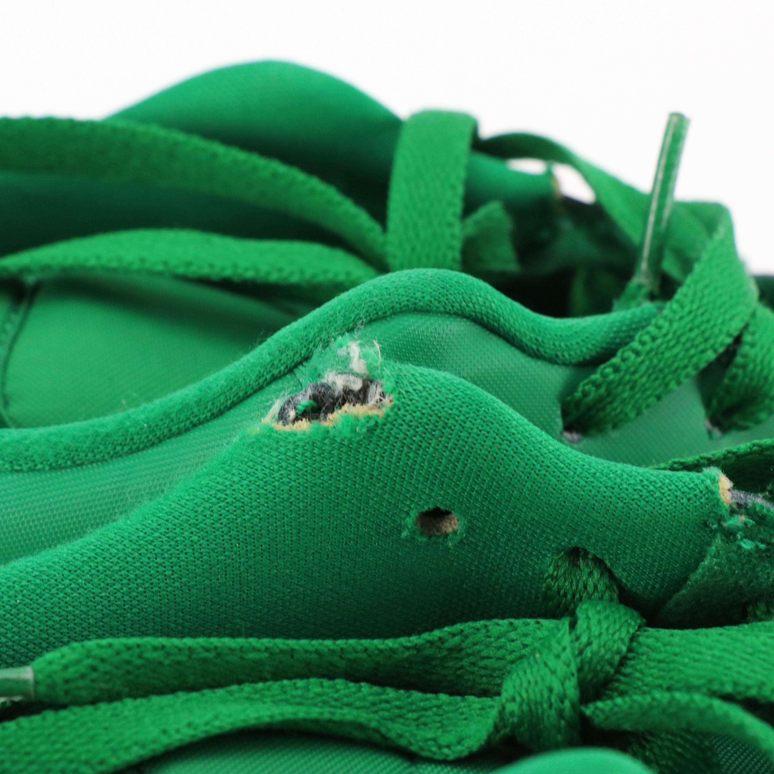 Youth Nike Air Jordan 1 Low Sneakers in "Pine Green" Leather