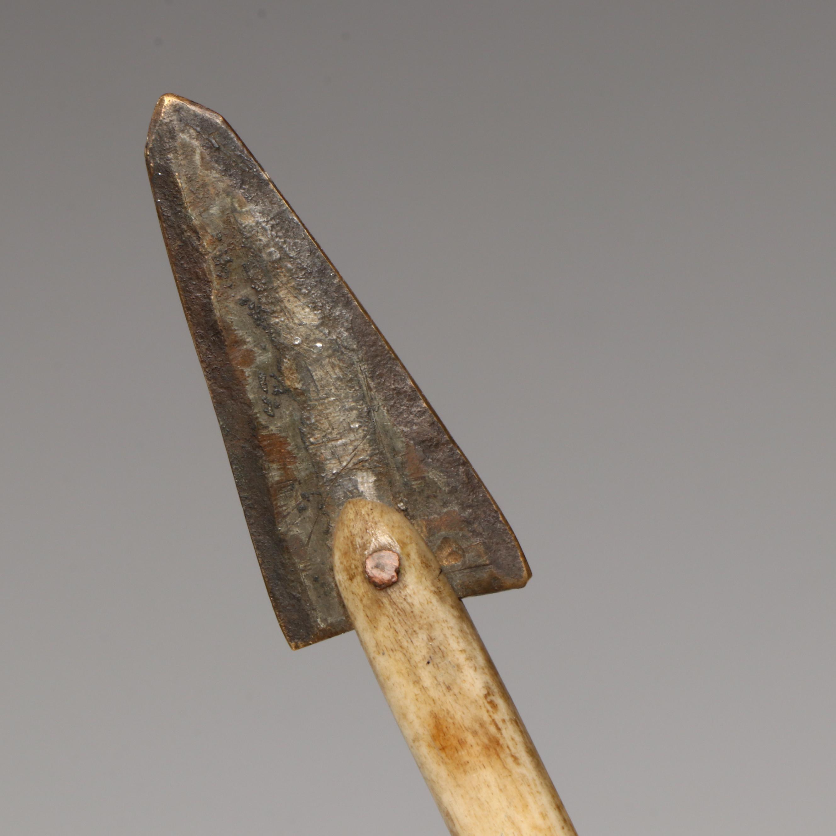 Indigenous Arctic Carved Bone and Other Fishing Implements