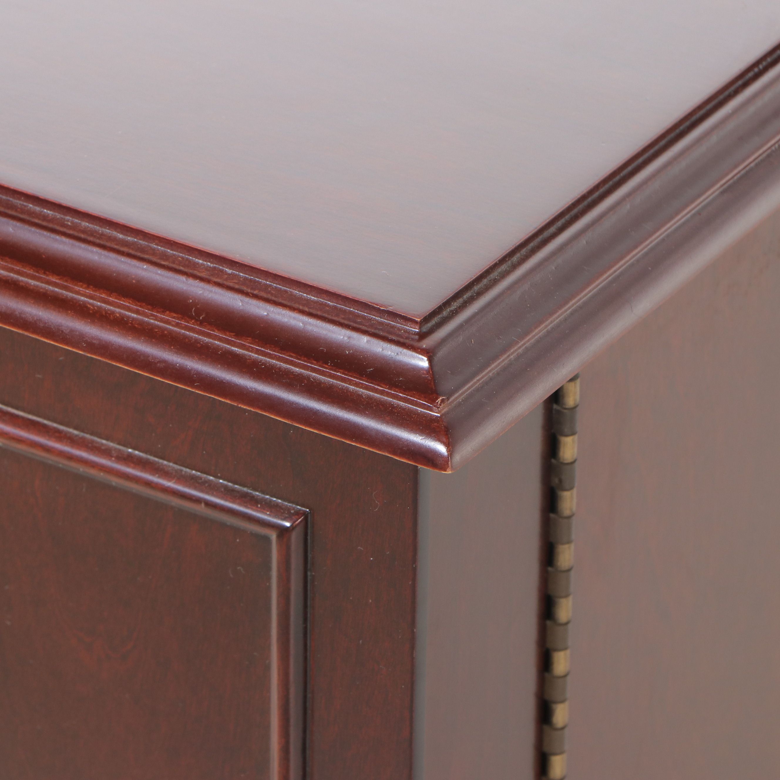 The Bombay Company Mahogany Jewelry Armoire, 1990s