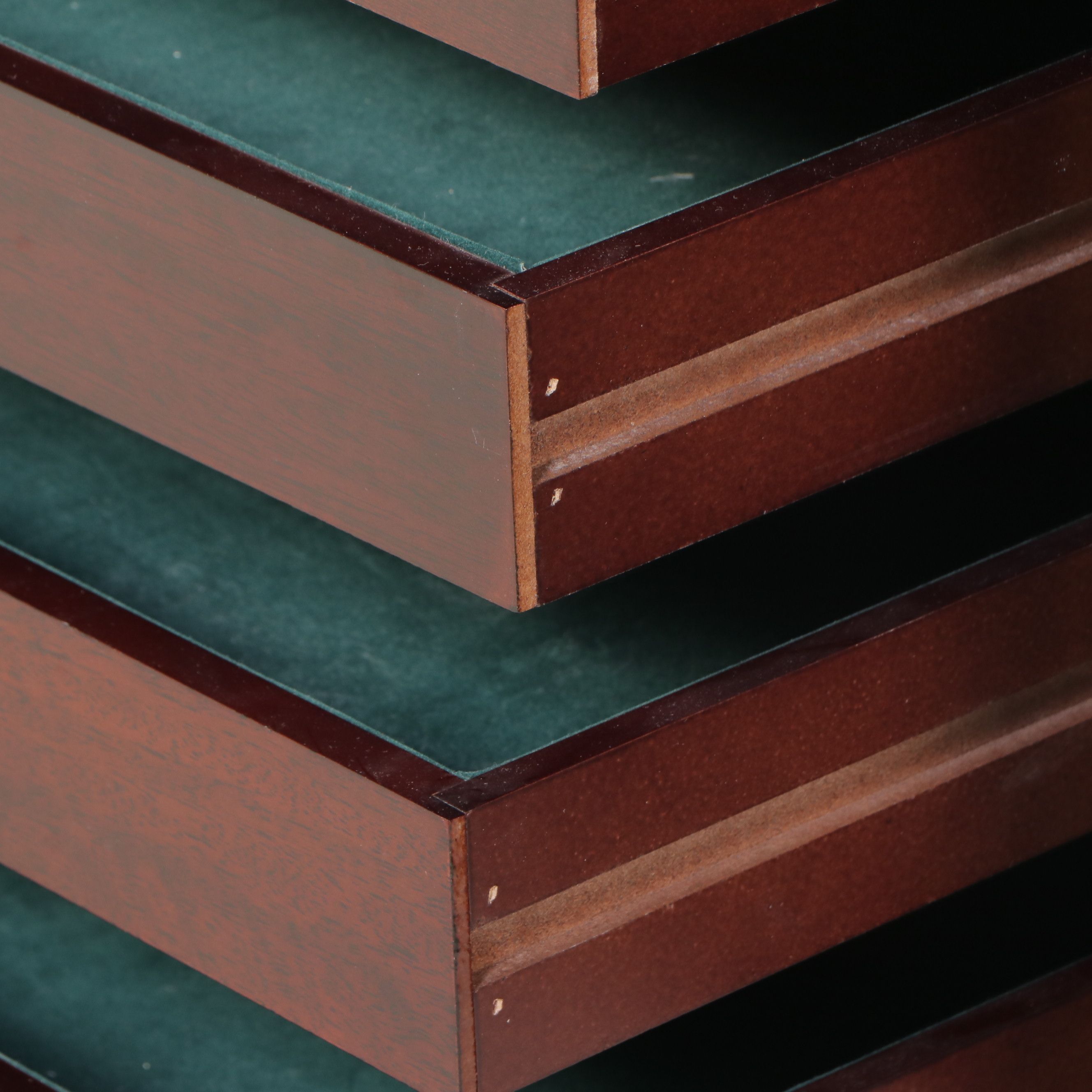 The Bombay Company Mahogany Jewelry Armoire, 1990s