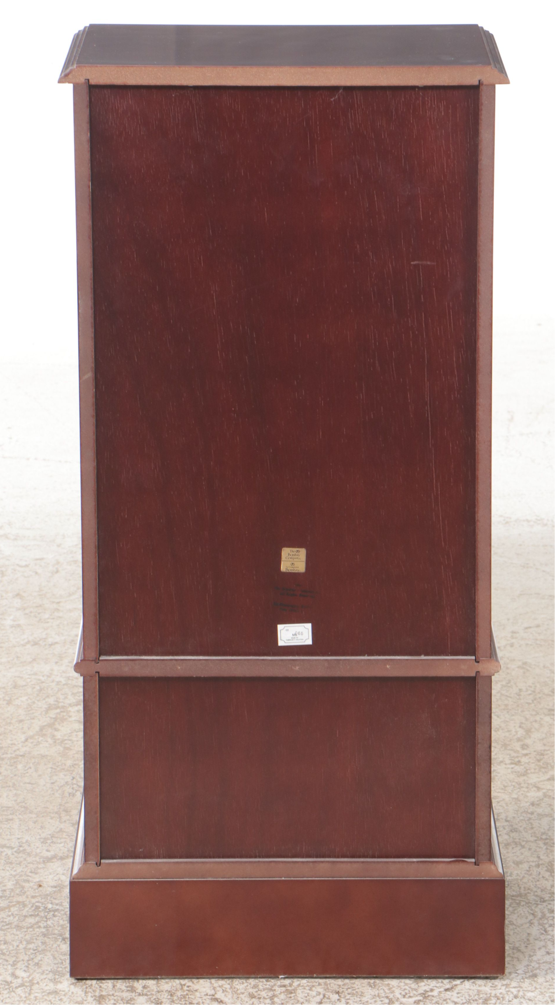 The Bombay Company Mahogany Jewelry Armoire, 1990s