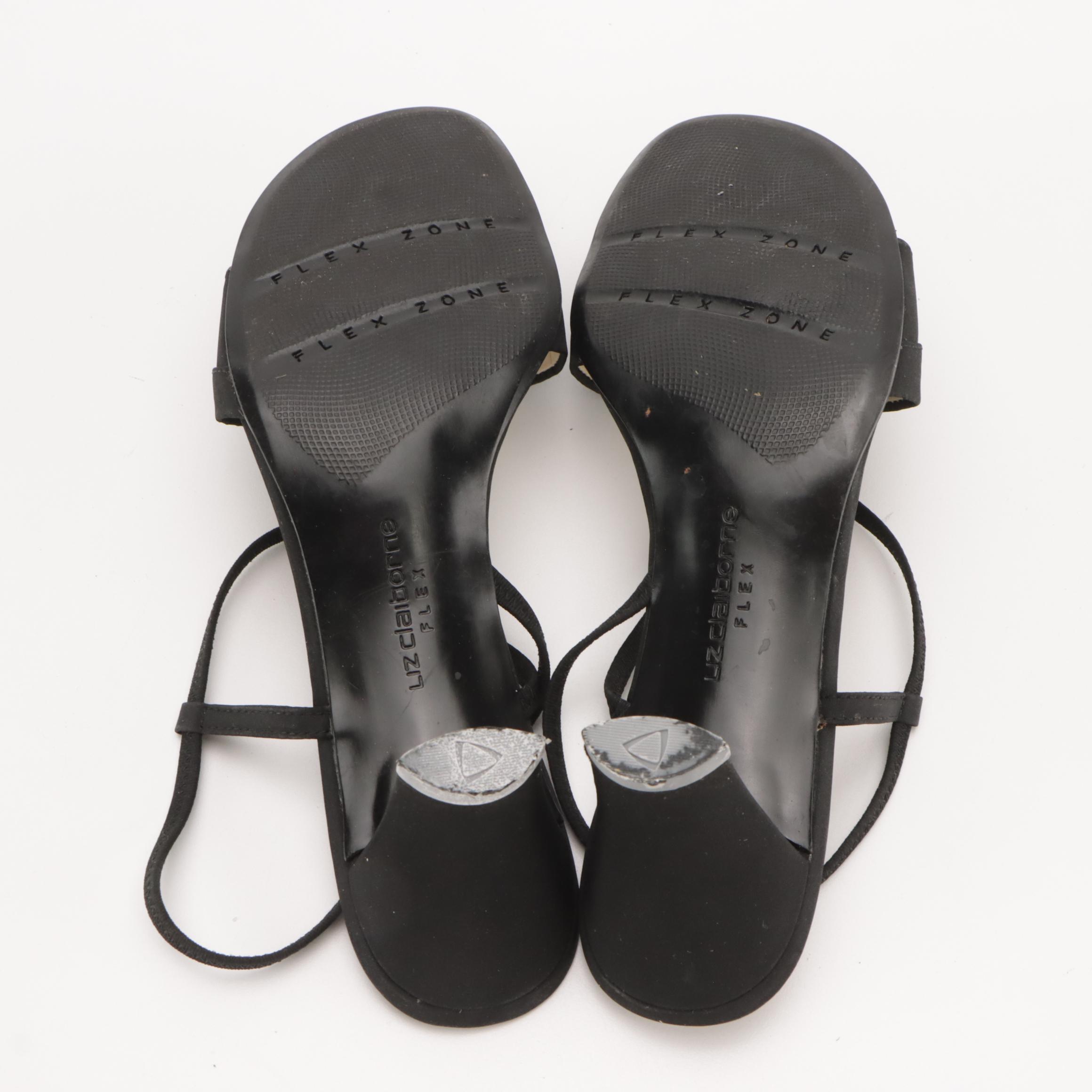 De Fortune Faux Snakeskin & Liz Claiborne Belize Open-Toed Heels w/ Other Boots