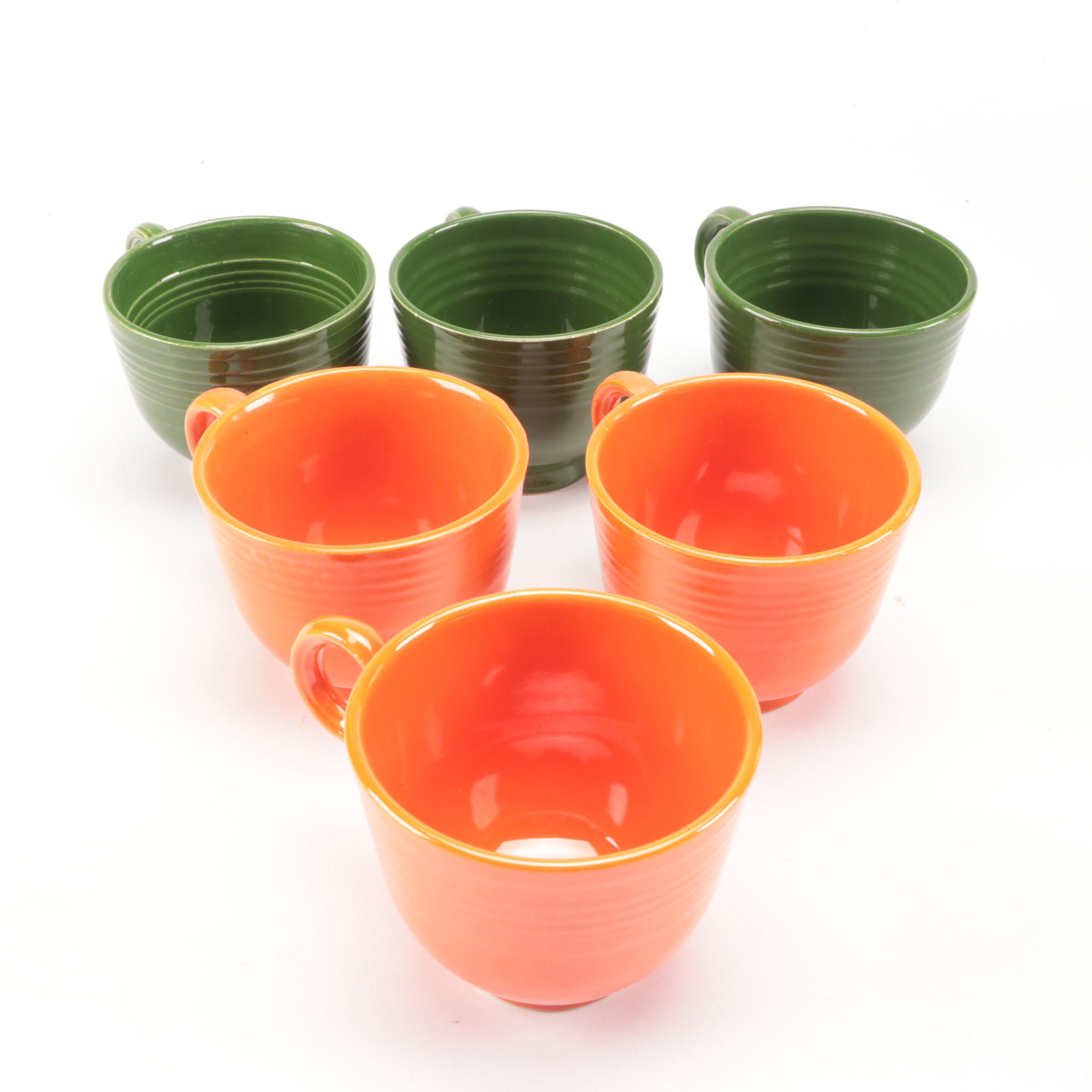 Fiesta "Poppy" and "Shamrock" Ceramic Dishes