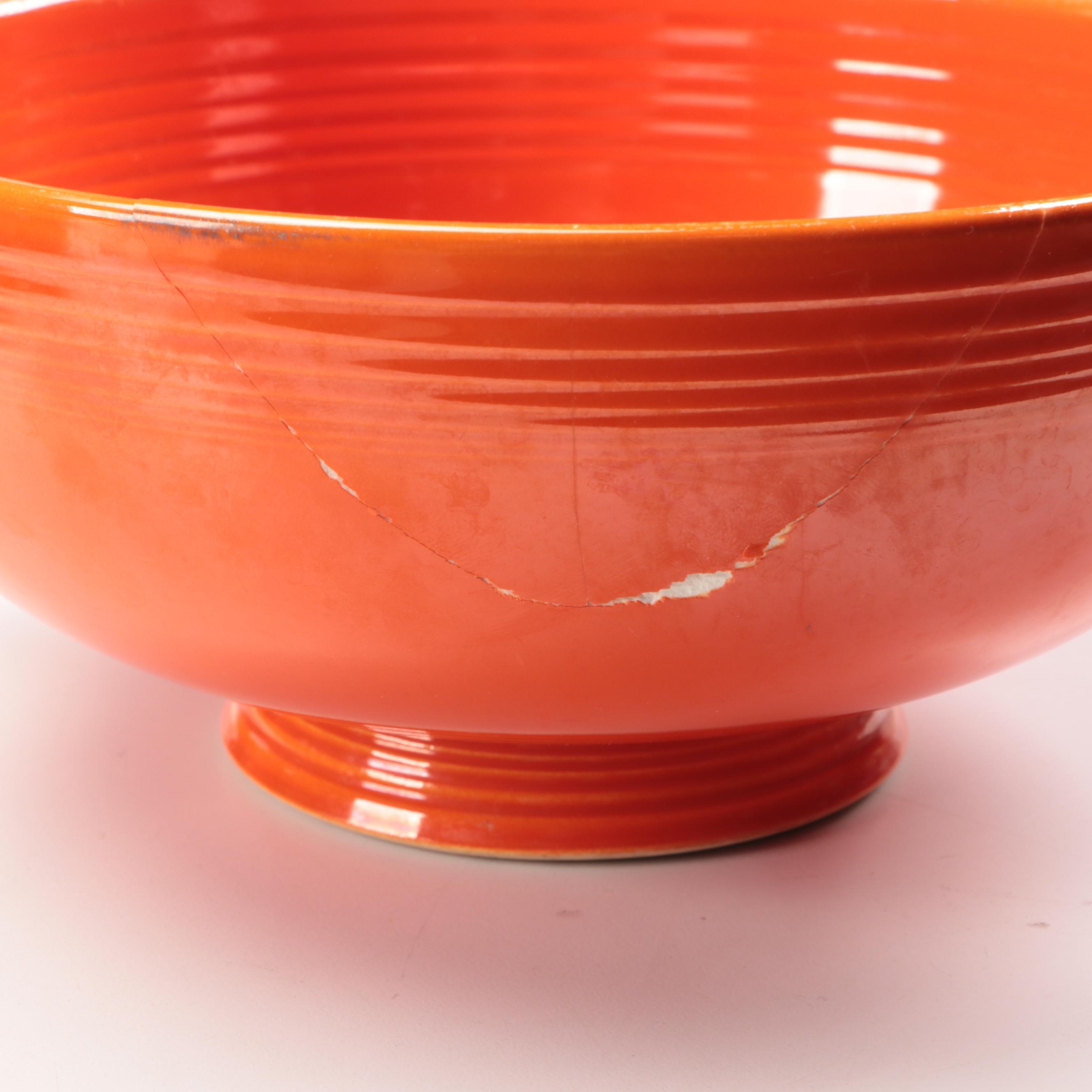 Fiesta "Poppy" and "Shamrock" Ceramic Dishes