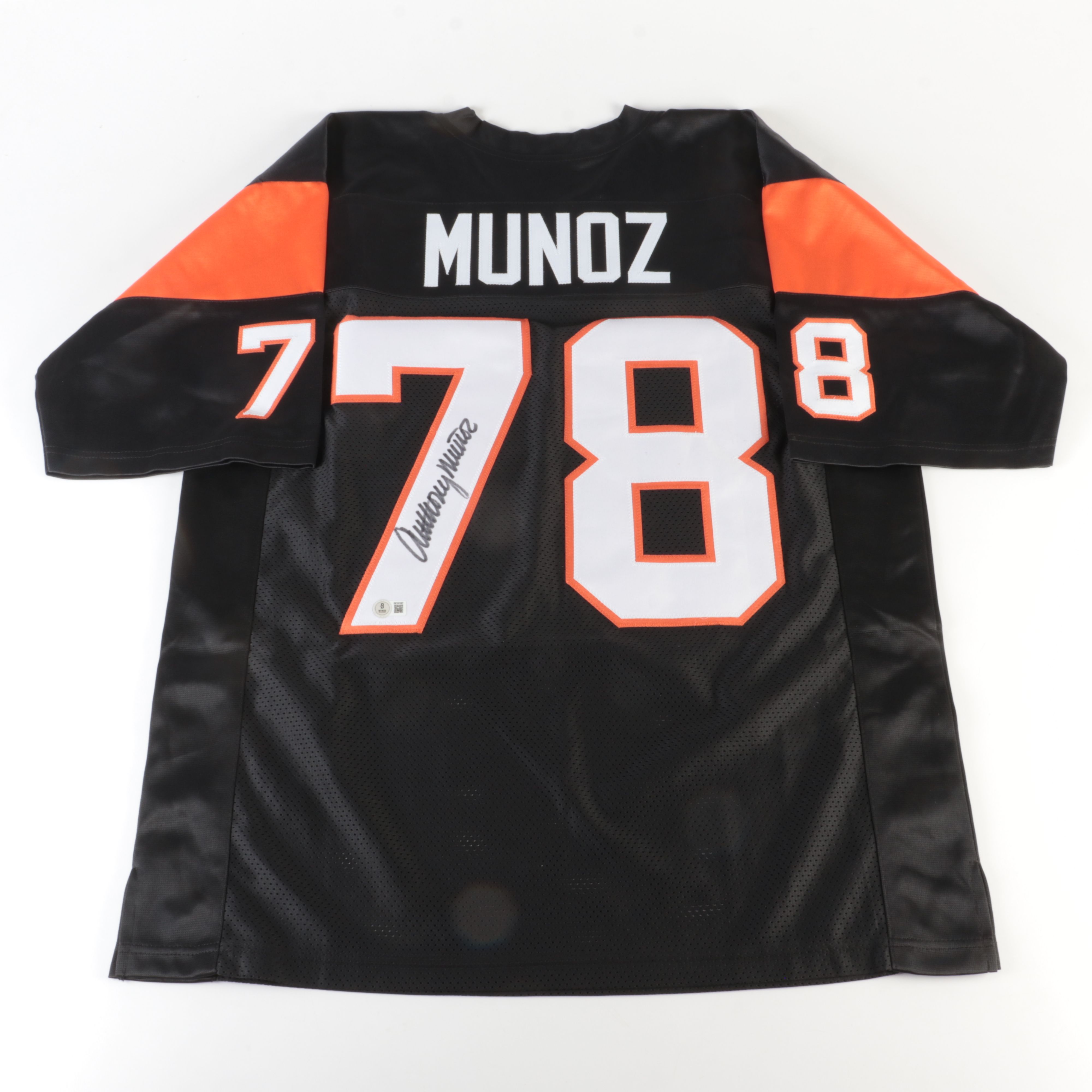 Anthony Muñoz Signed Cincinnati Bengals Football Jersey, Beckett