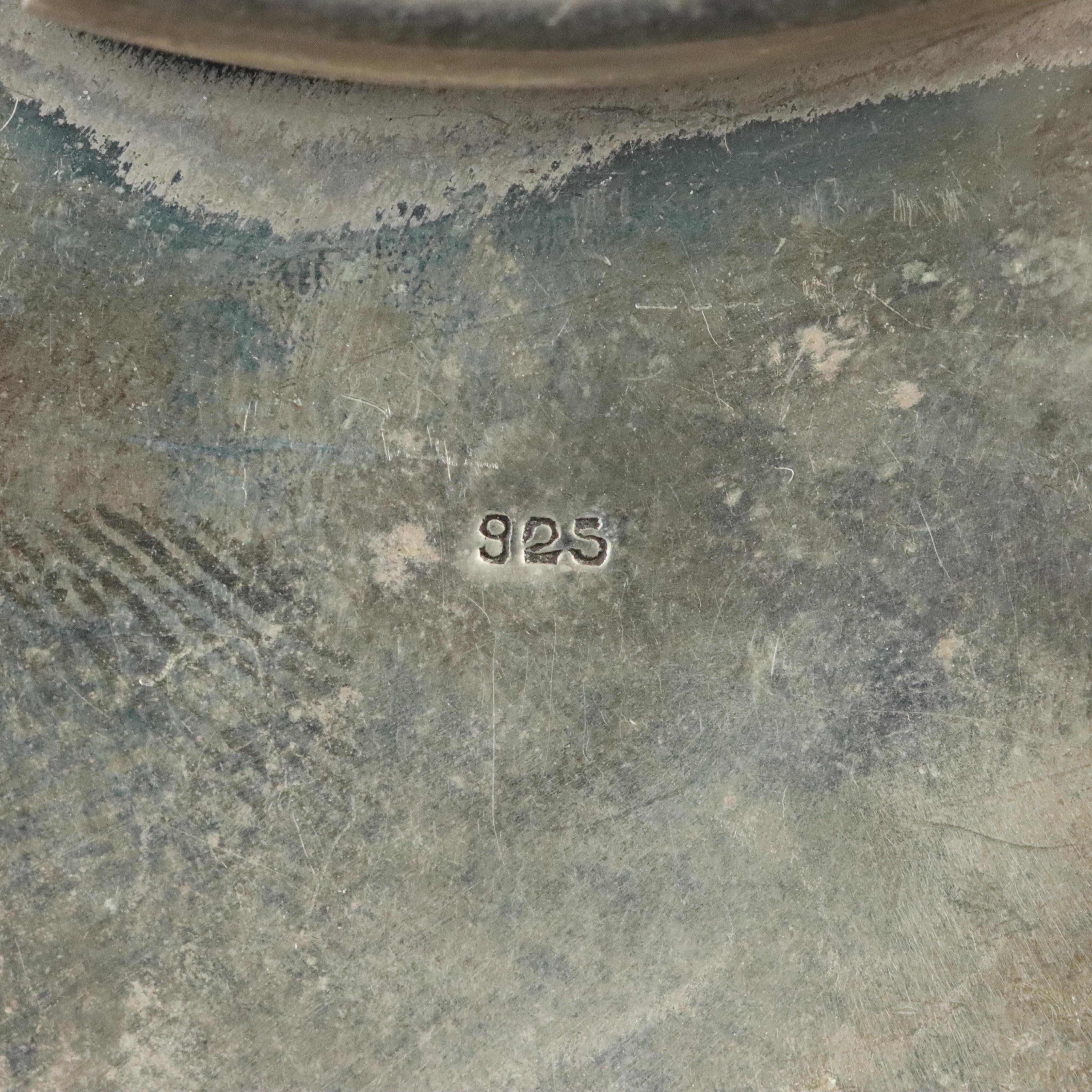 Sterling Agate and Turquoise Pendant