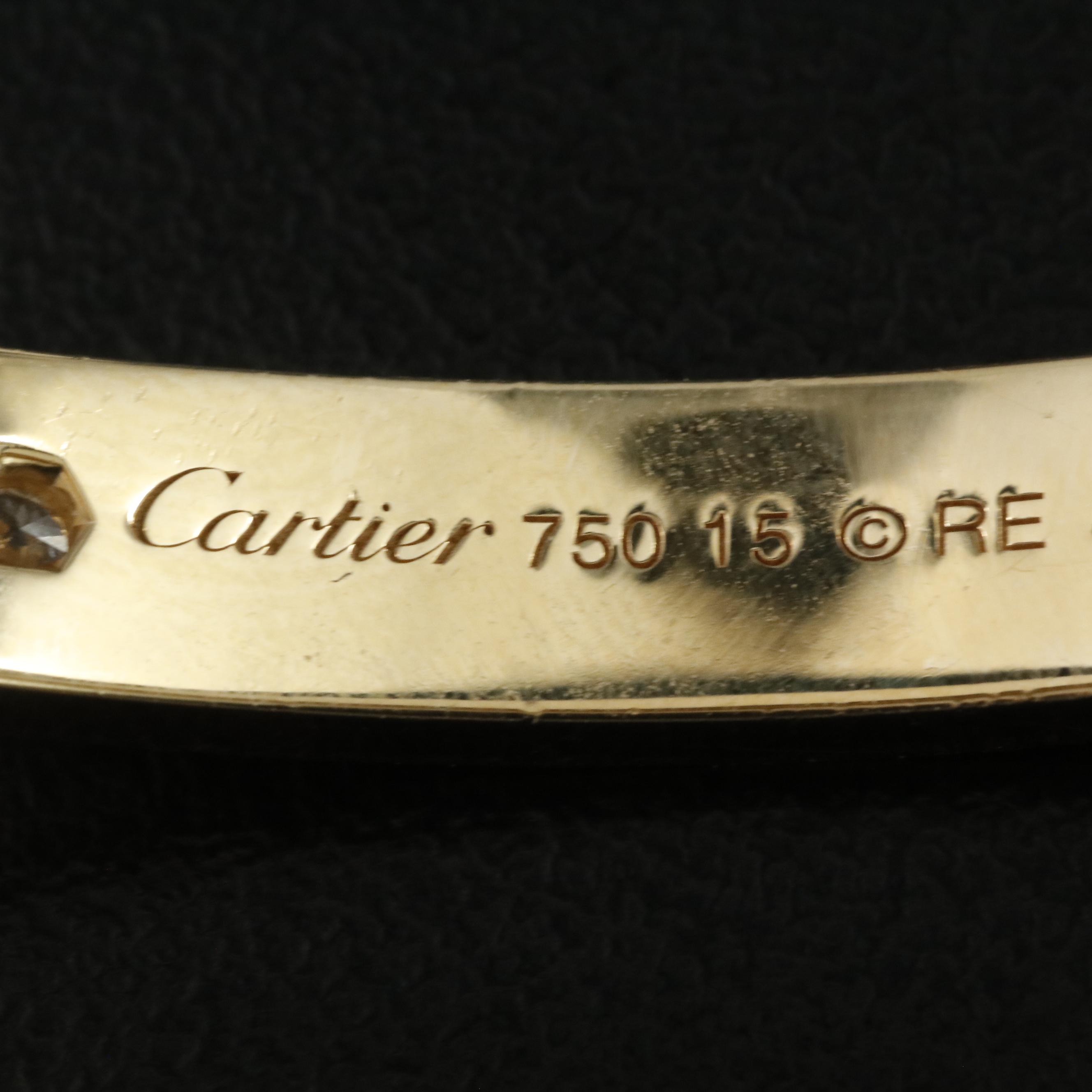 Cartier LOVE 18K 0.42 CTW Diamond Bracelet