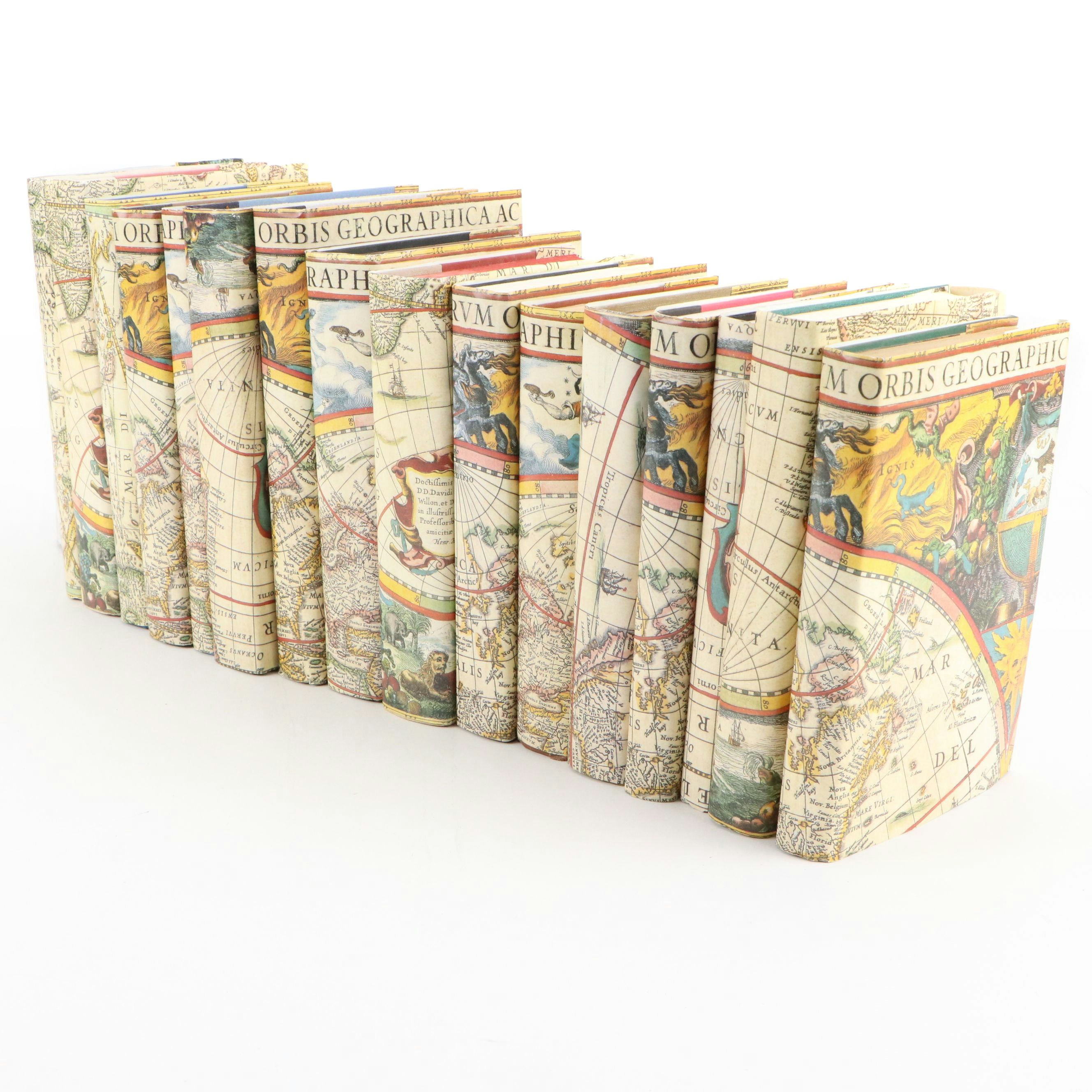 Custom Map Dust Jacket Book Collection with "Dark Forces" by McCauley