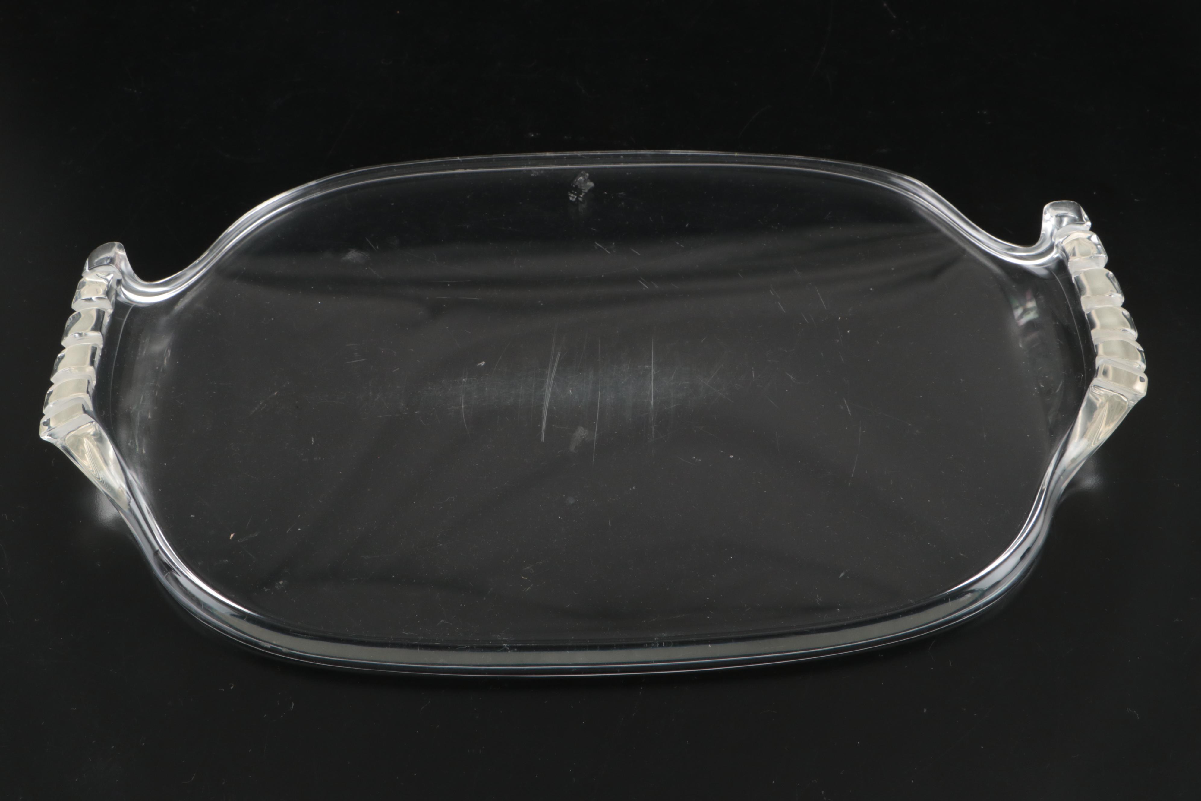 Dyball "Rooster" Glass Cocktail Shaker and Glasses with Other Plastic Tray