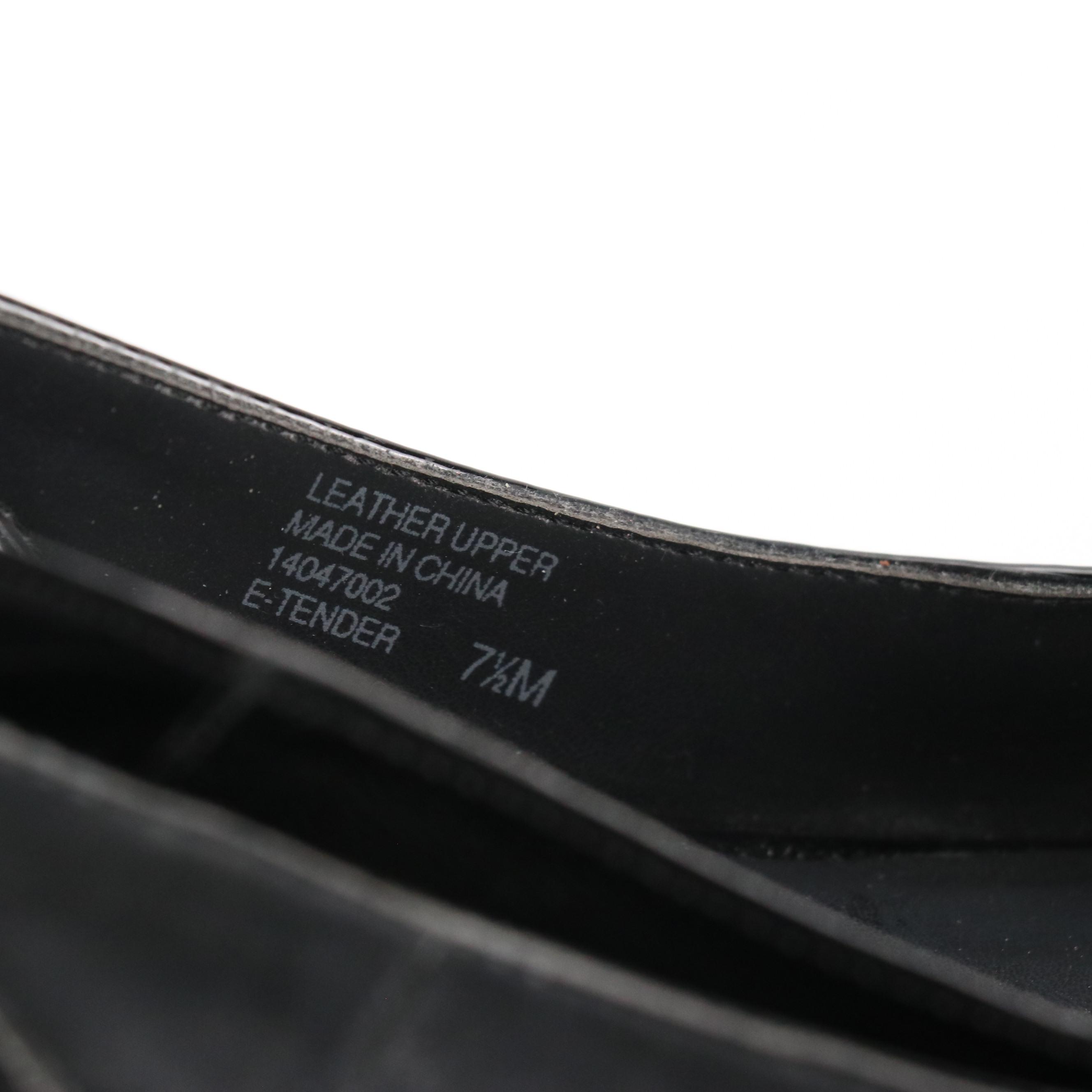 Eitenne Aigner Black Leather Open-Toed Wedges and Flats w/ Uggs Ashdale Loafers