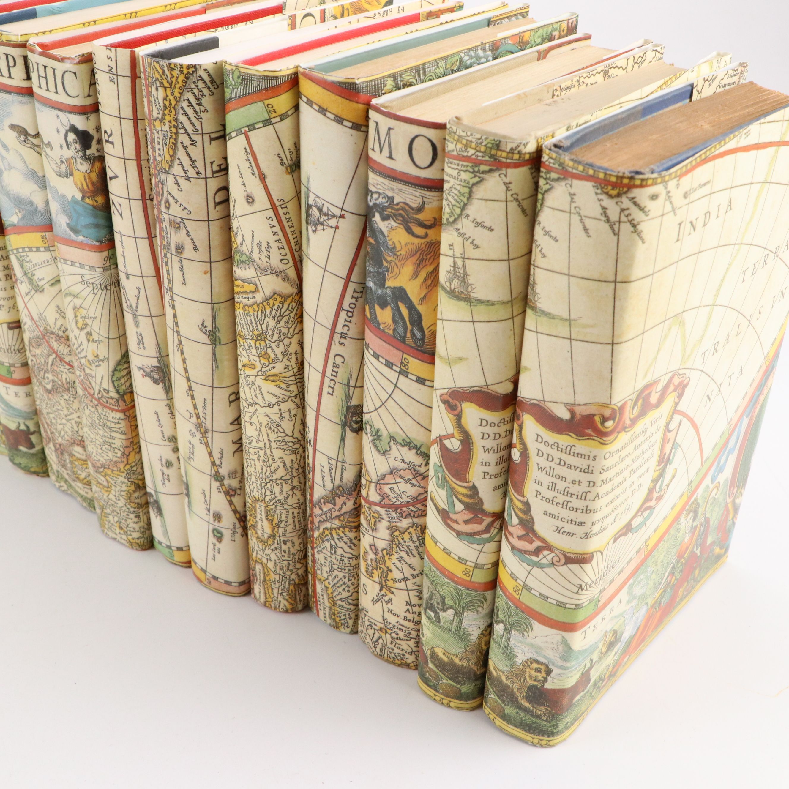 Custom Map Dust Jacket Book Collection with "Surgeon's Book of Hope" by Nolen