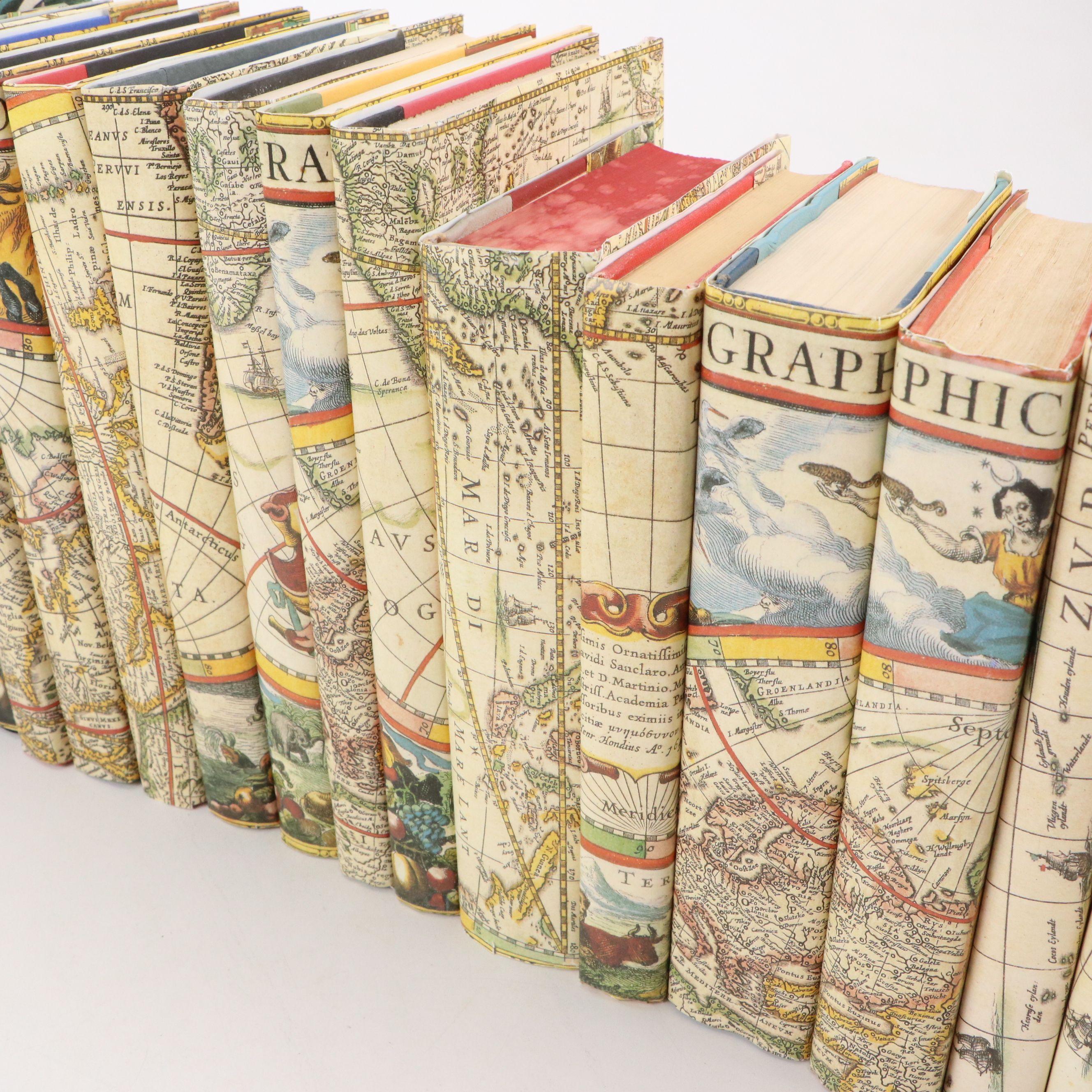 Custom Map Dust Jacket Book Collection with "Surgeon's Book of Hope" by Nolen
