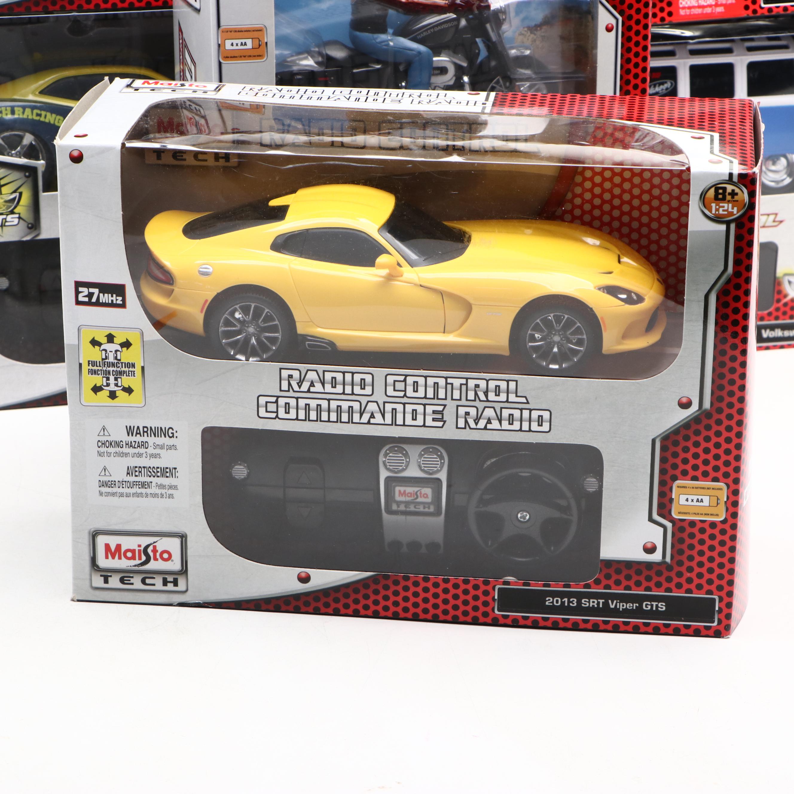 Maisto Radio Controlled "Volkswagen Samba," "Ford Mustang," and More Vehicles