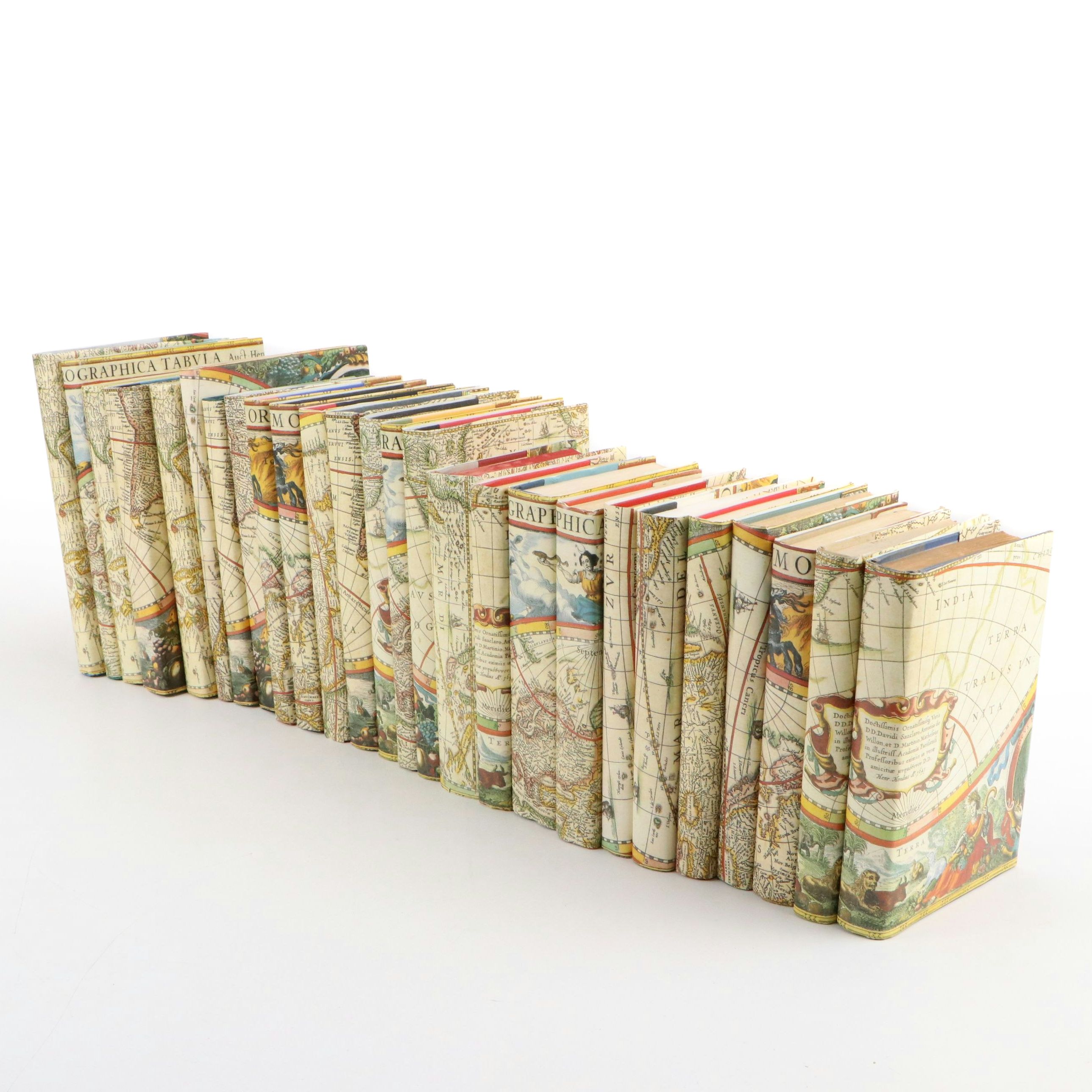 Custom Map Dust Jacket Book Collection with "Surgeon's Book of Hope" by Nolen