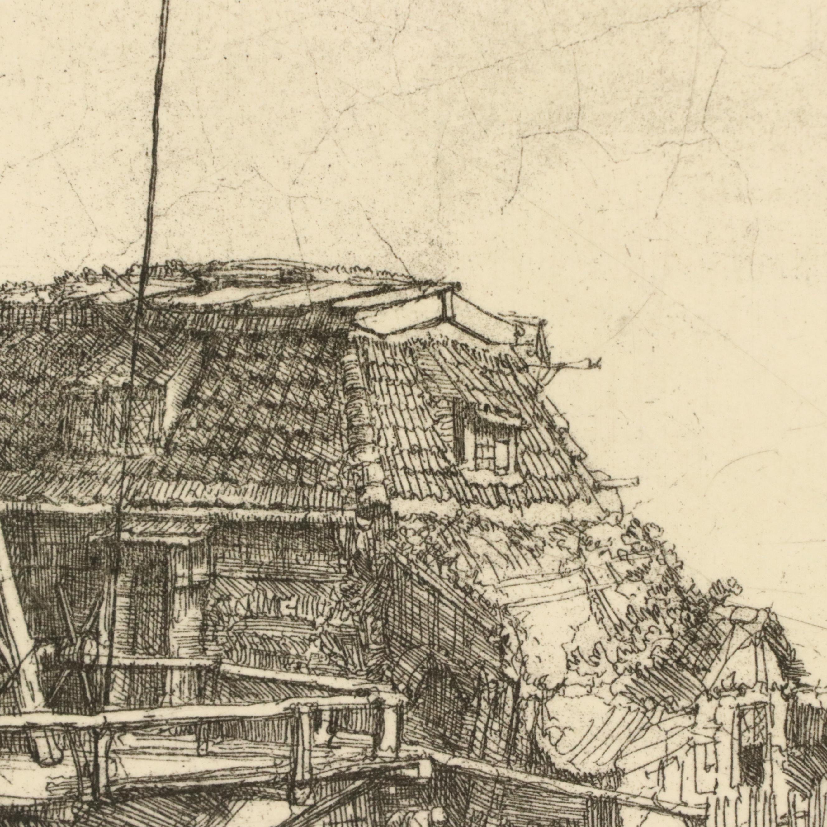 Restrike Etching After Rembrandt "De Malen"