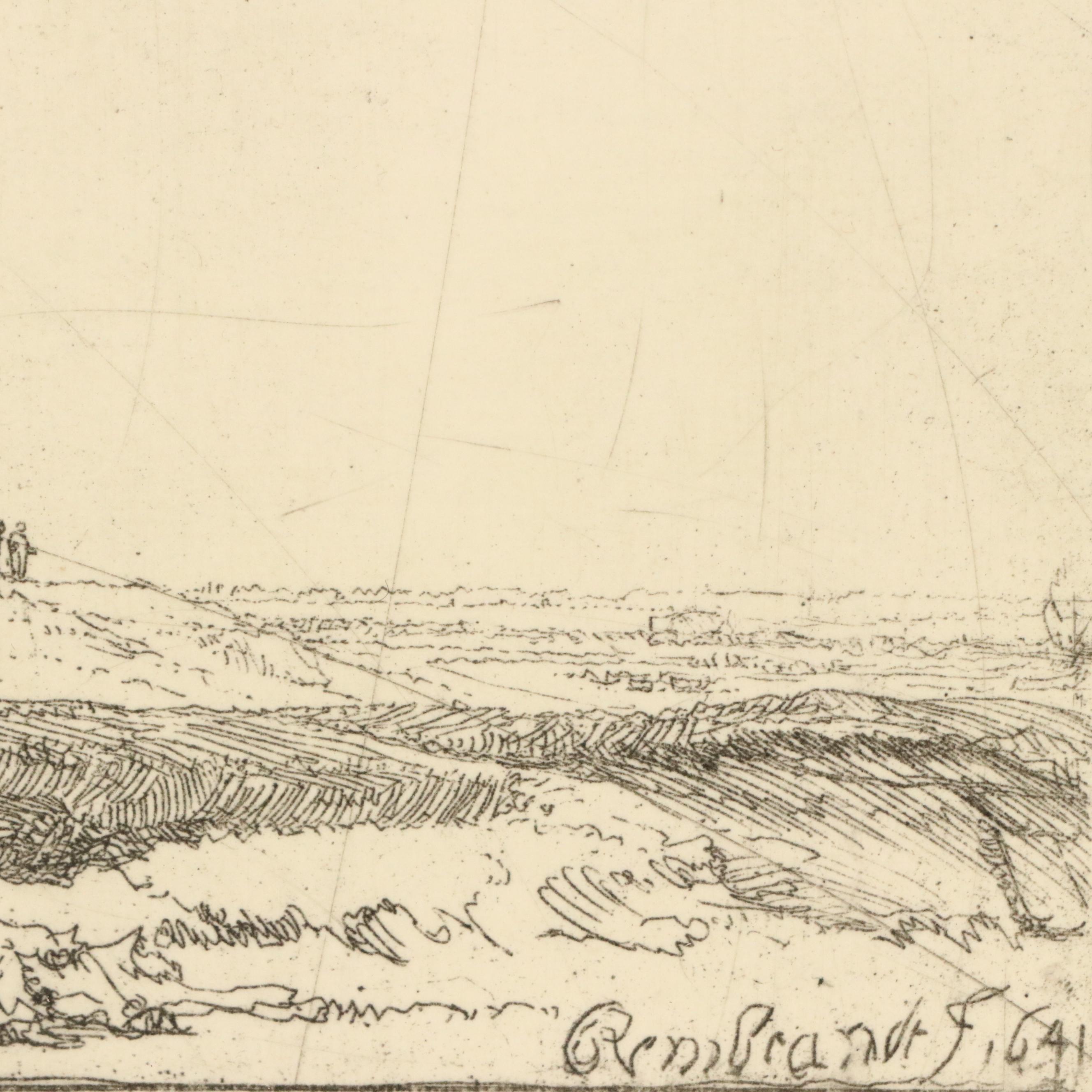 Restrike Etching After Rembrandt "De Malen"