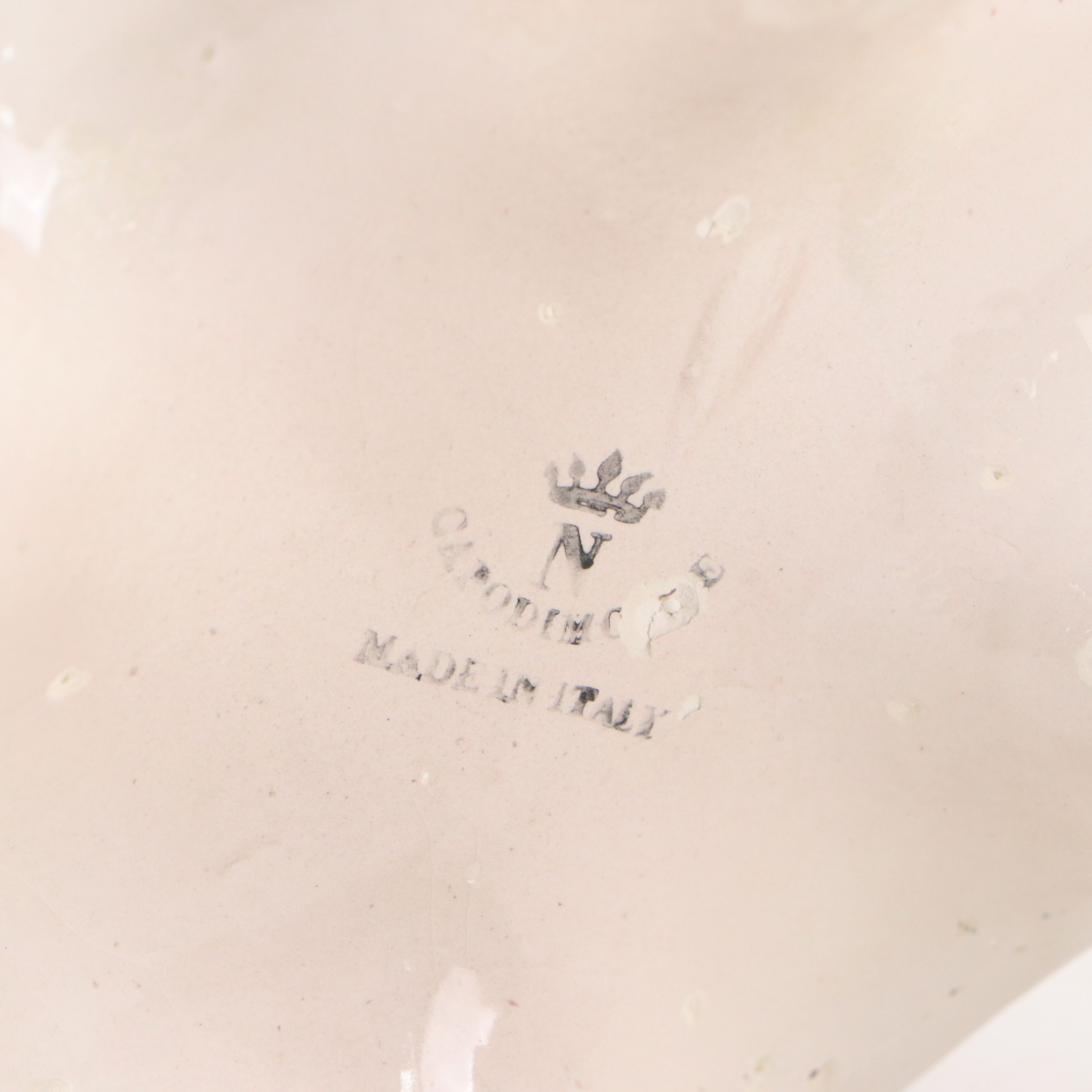 Capodimonte Porcelain Floral Arrangements & Vase